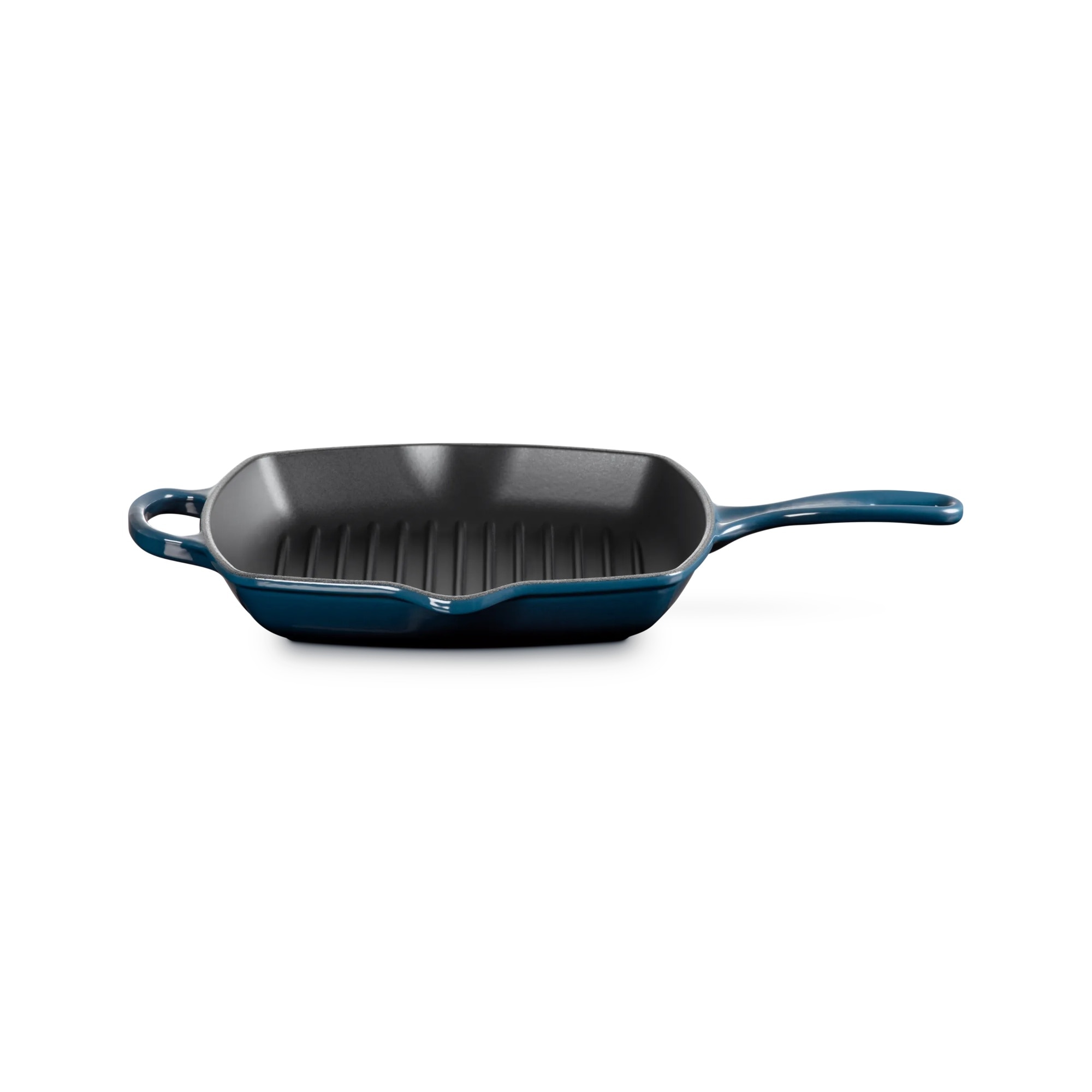 Imagen 1 de Sartén Skillet cuadrada de hierro fundido Le Creuset - Azul oscuro Sartén de 26 cm Azul oscuro