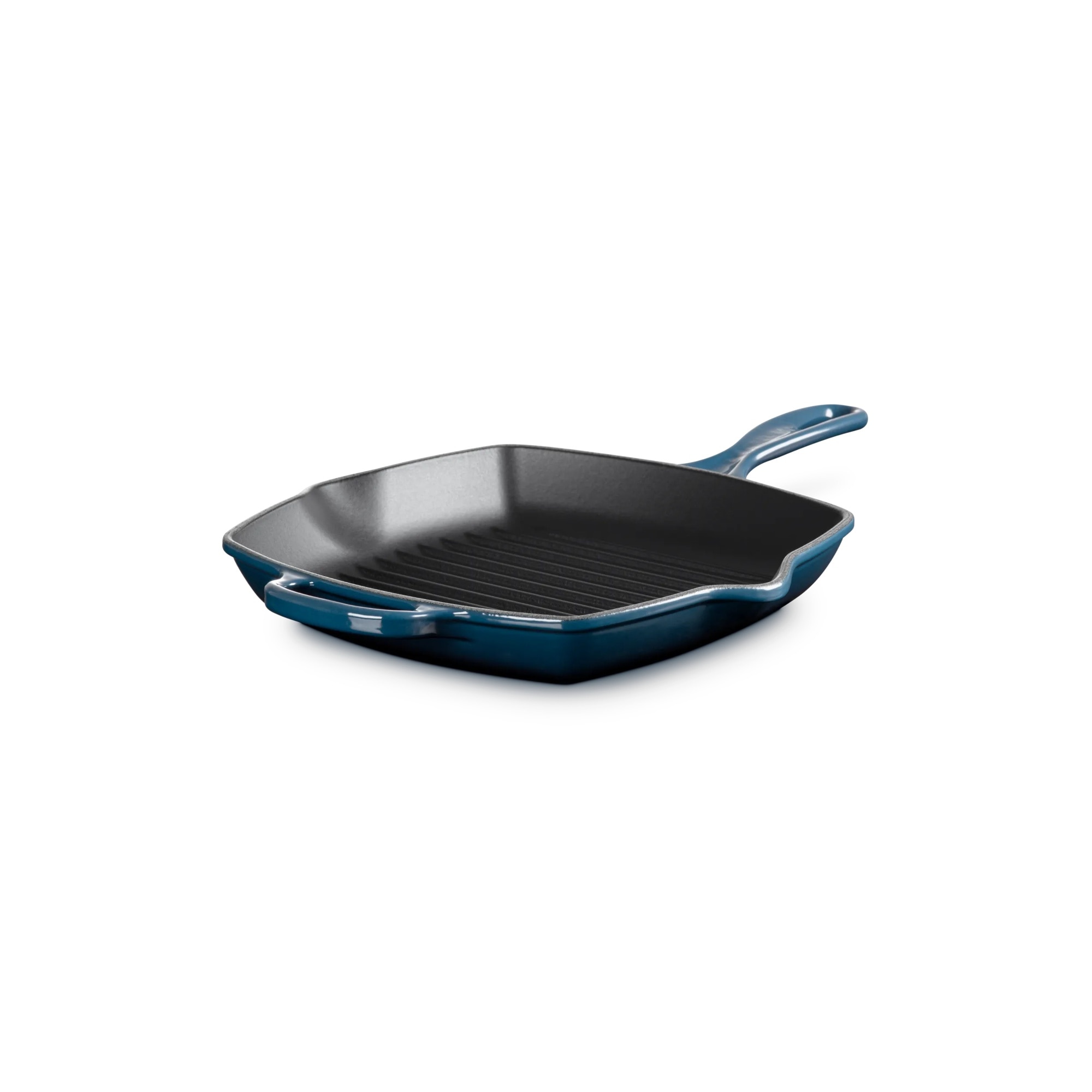 Imagen 2 de Sartén Skillet cuadrada de hierro fundido Le Creuset - Azul oscuro Sartén de 26 cm Azul oscuro