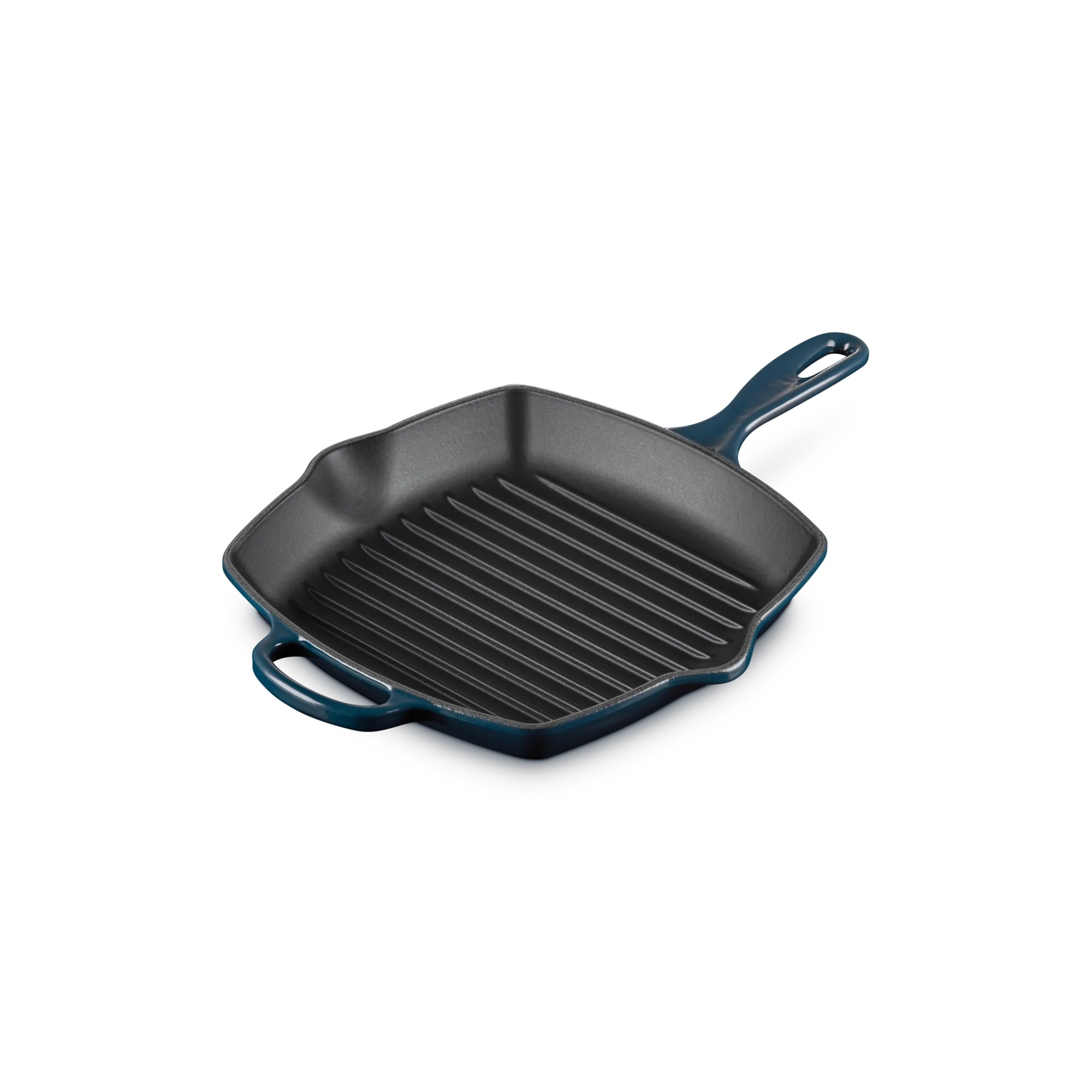 Imagen 3 de Sartén Skillet cuadrada de hierro fundido Le Creuset - Azul oscuro Sartén de 26 cm Azul oscuro