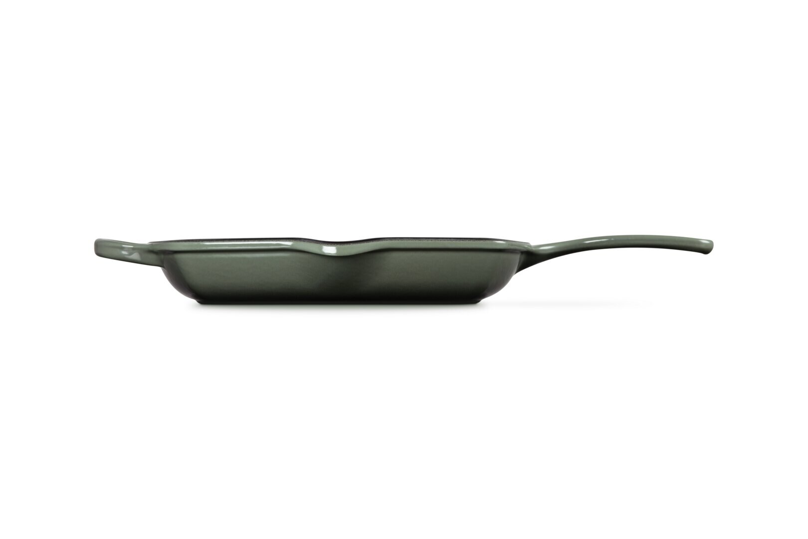 Imagen 3 de Sartén Skillet cuadrada de hierro fundido Le Creuset - Verde oscuro Sartén de 26 cm Verde oscuro