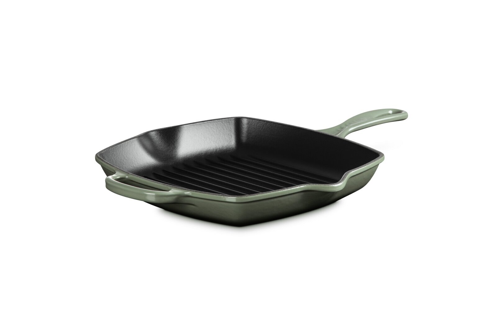 Imagen 5 de Sartén Skillet cuadrada de hierro fundido Le Creuset - Verde oscuro Sartén de 26 cm Verde oscuro
