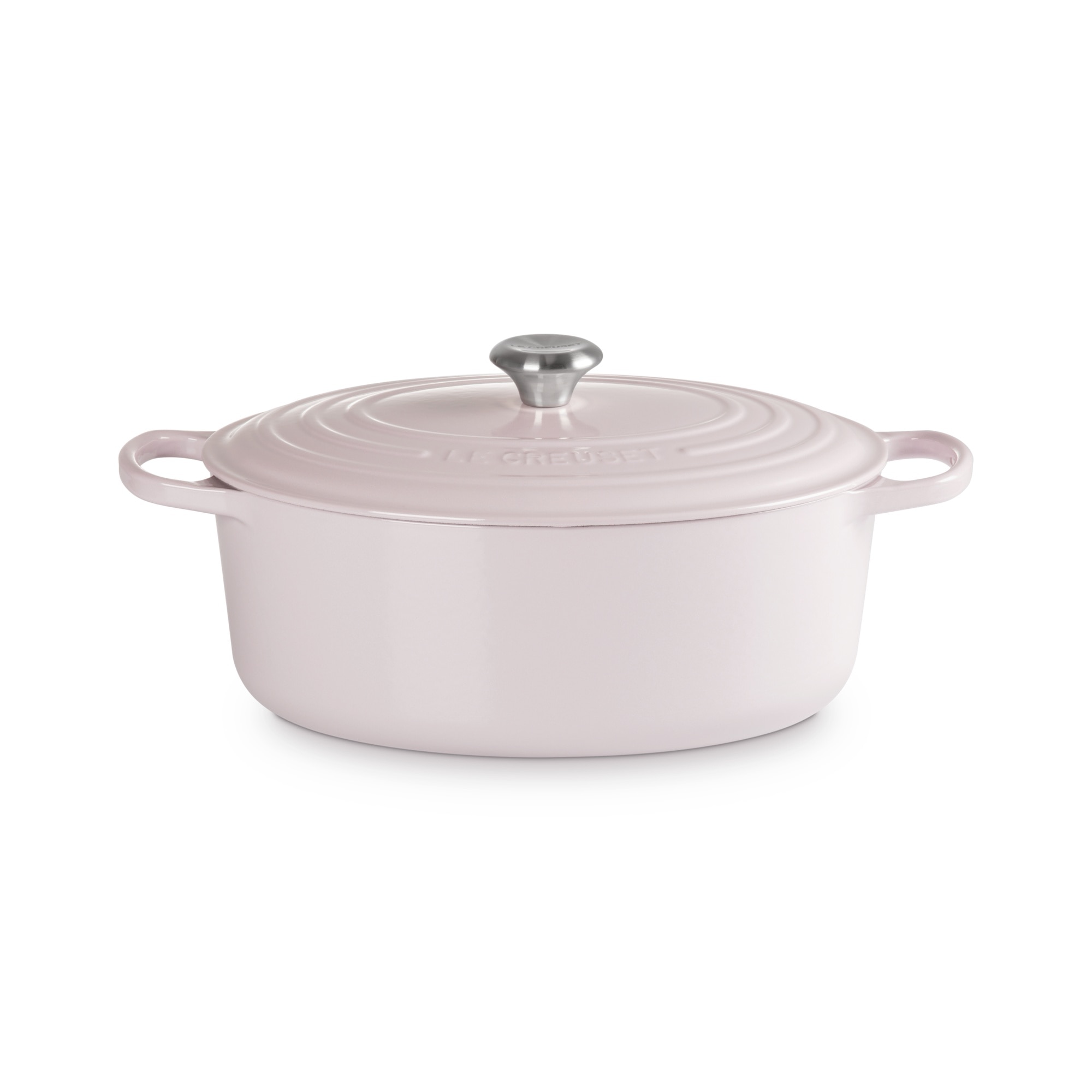 Imagen 1 de Cocotte oval de hierro fundido Le Creuset - Rosa 33 cm Rosa