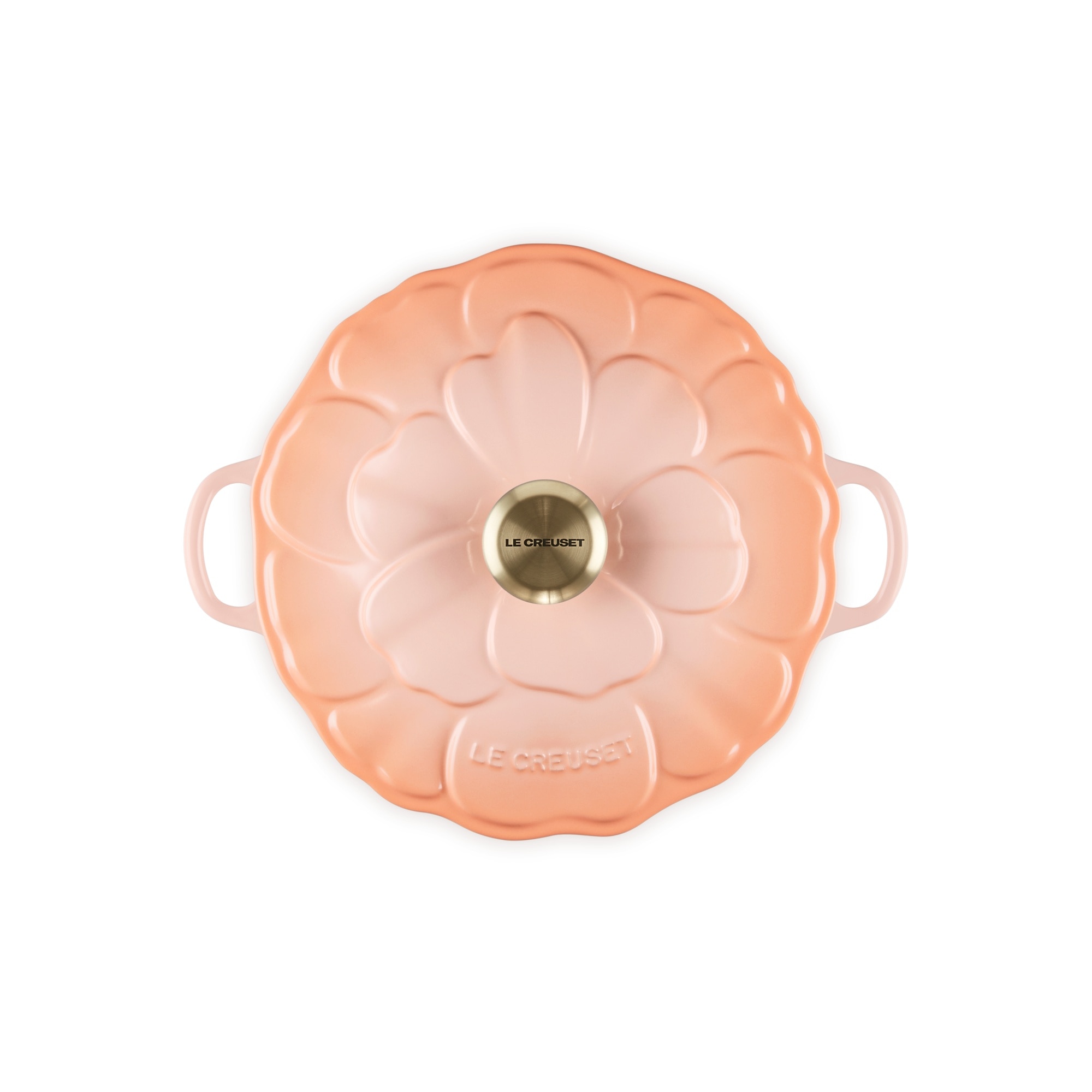 Cacerola baja hierro fundido Pétalo Le Creuset - Albaricoque Cacerola de 26 cm Albaricoque-4