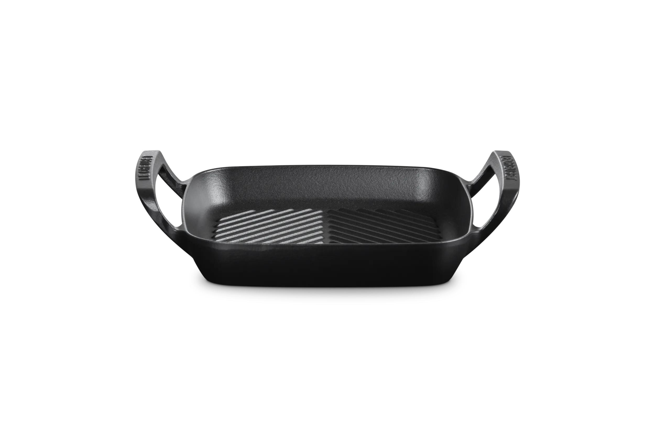 Sartén BBQ Grill Cuadrada Hierro Fundido Le Creuset - Negro Sartén de 26 cm Negro-1
