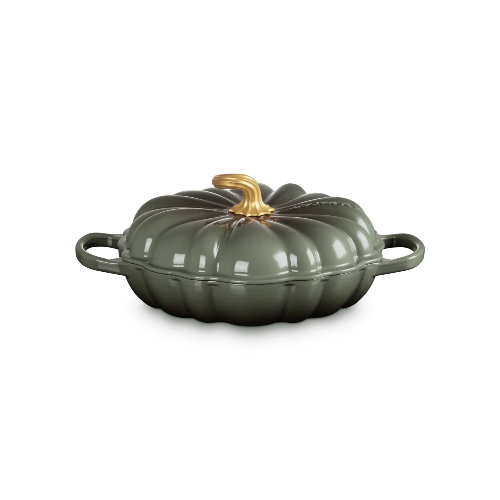 Imagen 1 de Cacerola baja calabaza de hierro fundido Le Creuset - Verde oscuro Cacerola de 28 cm Verde oscuro