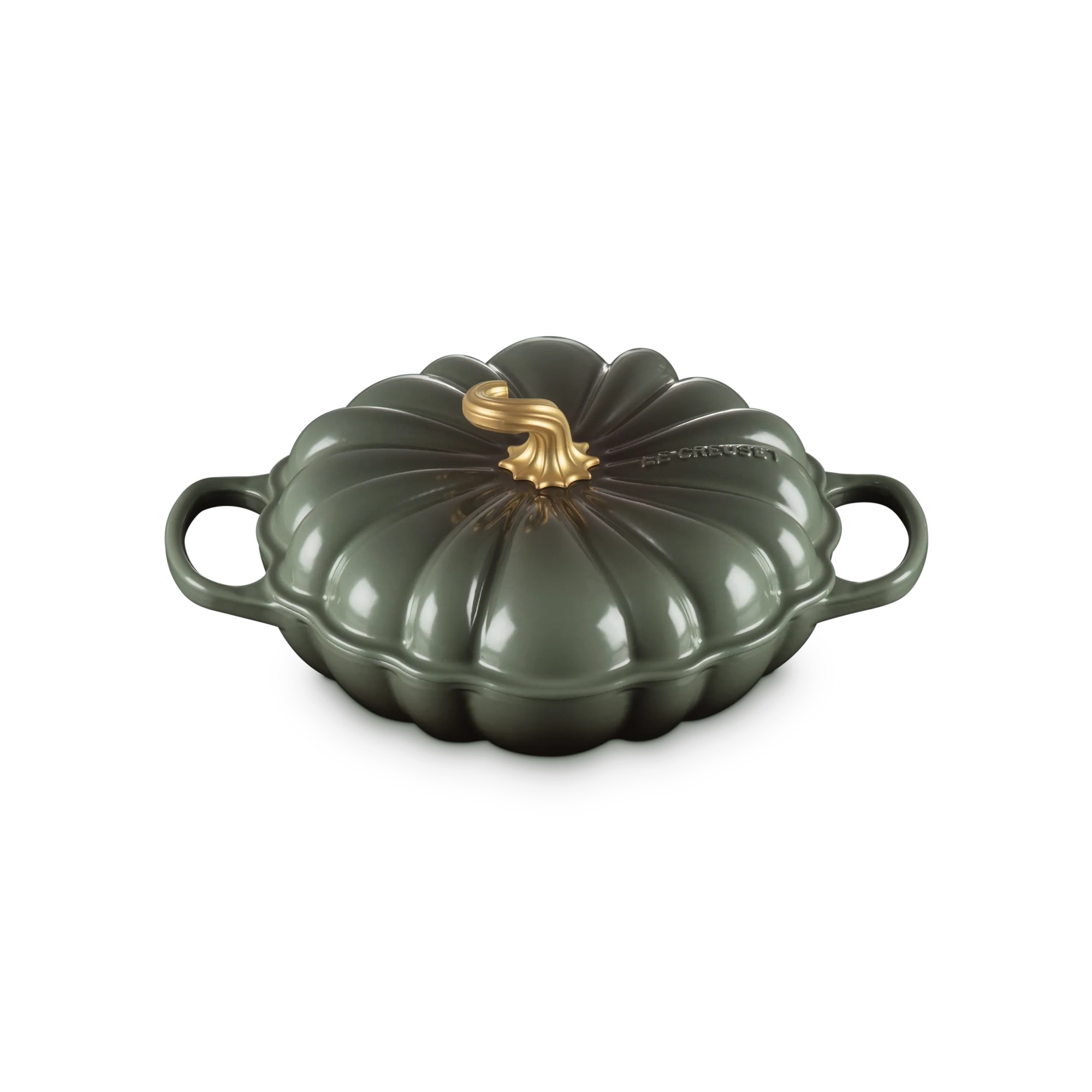 Imagen 2 de Cacerola baja calabaza de hierro fundido Le Creuset - Verde oscuro Cacerola de 28 cm Verde oscuro