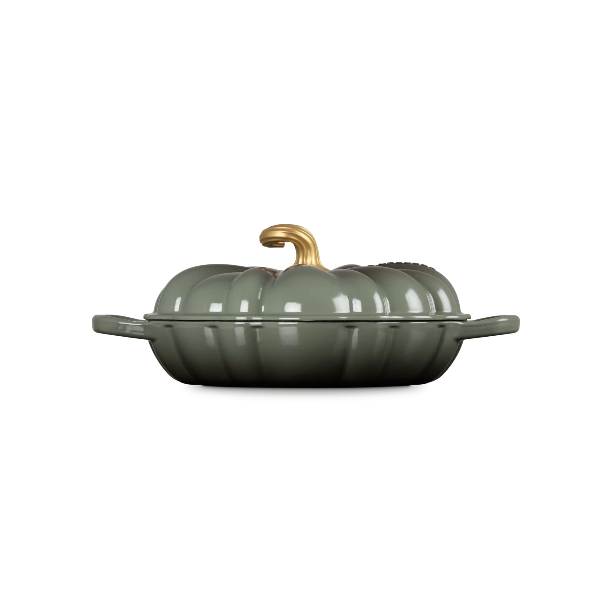 Imagen 3 de Cacerola baja calabaza de hierro fundido Le Creuset - Verde oscuro Cacerola de 28 cm Verde oscuro