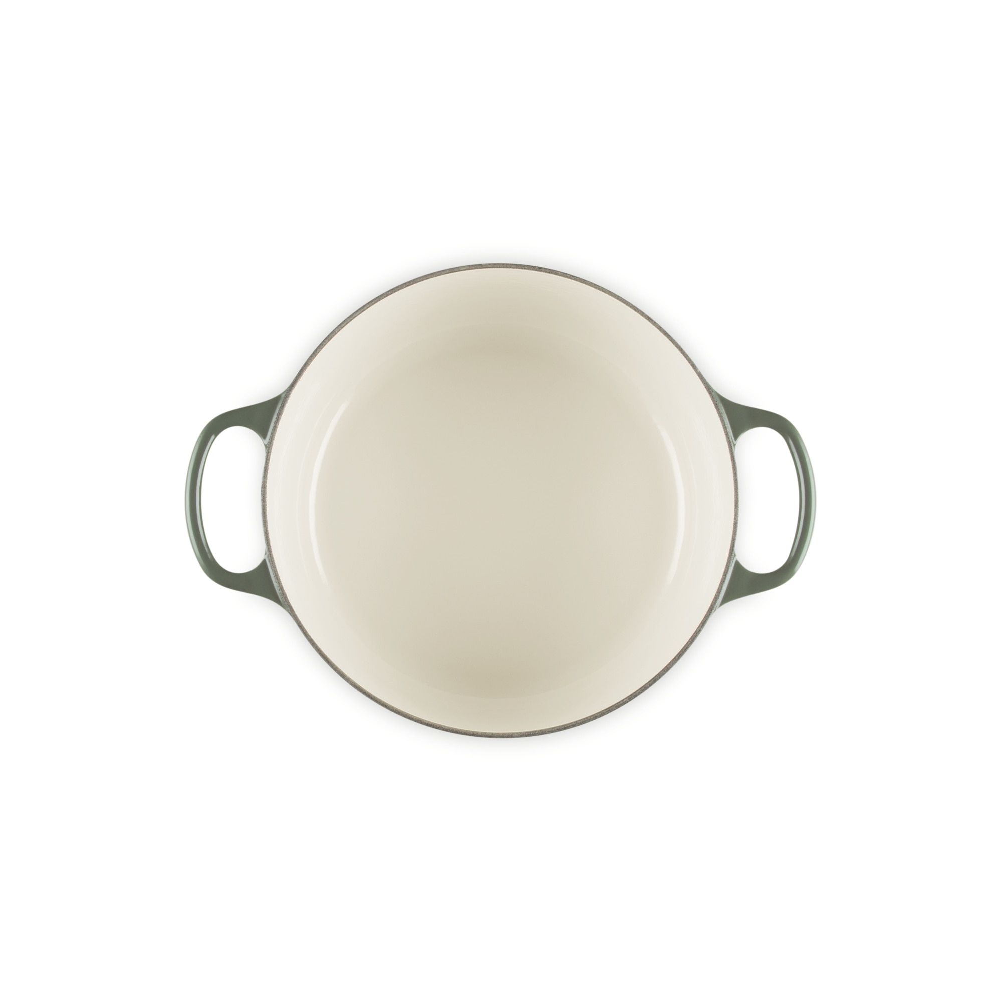 Imagen 4 de Cocotte redonda Holly de hierro fundido Le Creuset - Verde oscuro 24 cm Verde oscuro
