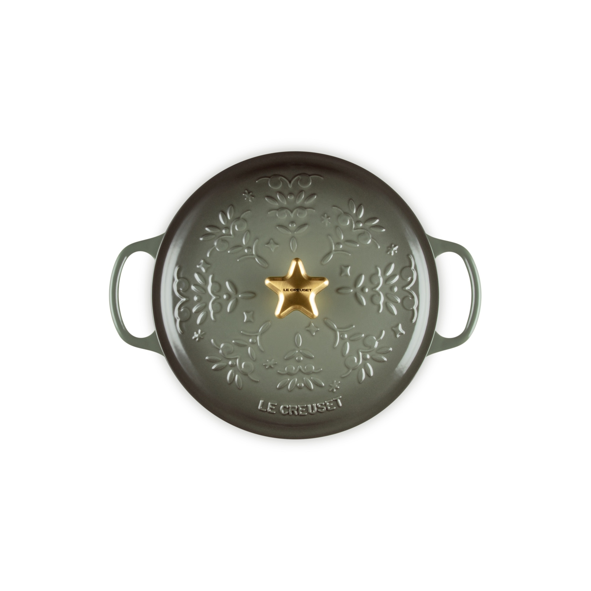 Imagen 5 de Cocotte redonda Holly de hierro fundido Le Creuset - Verde oscuro 24 cm Verde oscuro