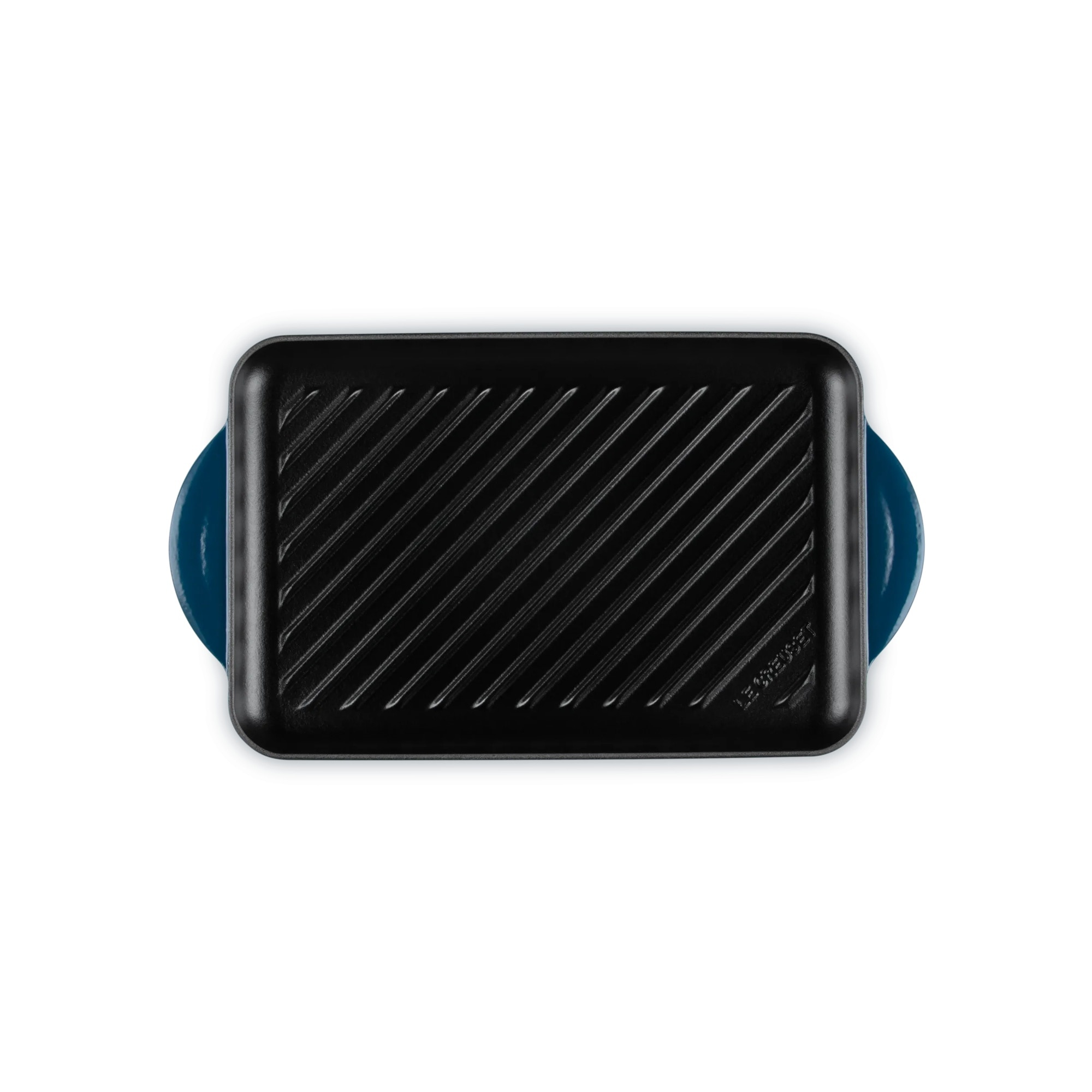Parrilla rectangular de hierro fundido Le Creuset - Azul oscuro Grill de 32 cm Azul oscuro-3