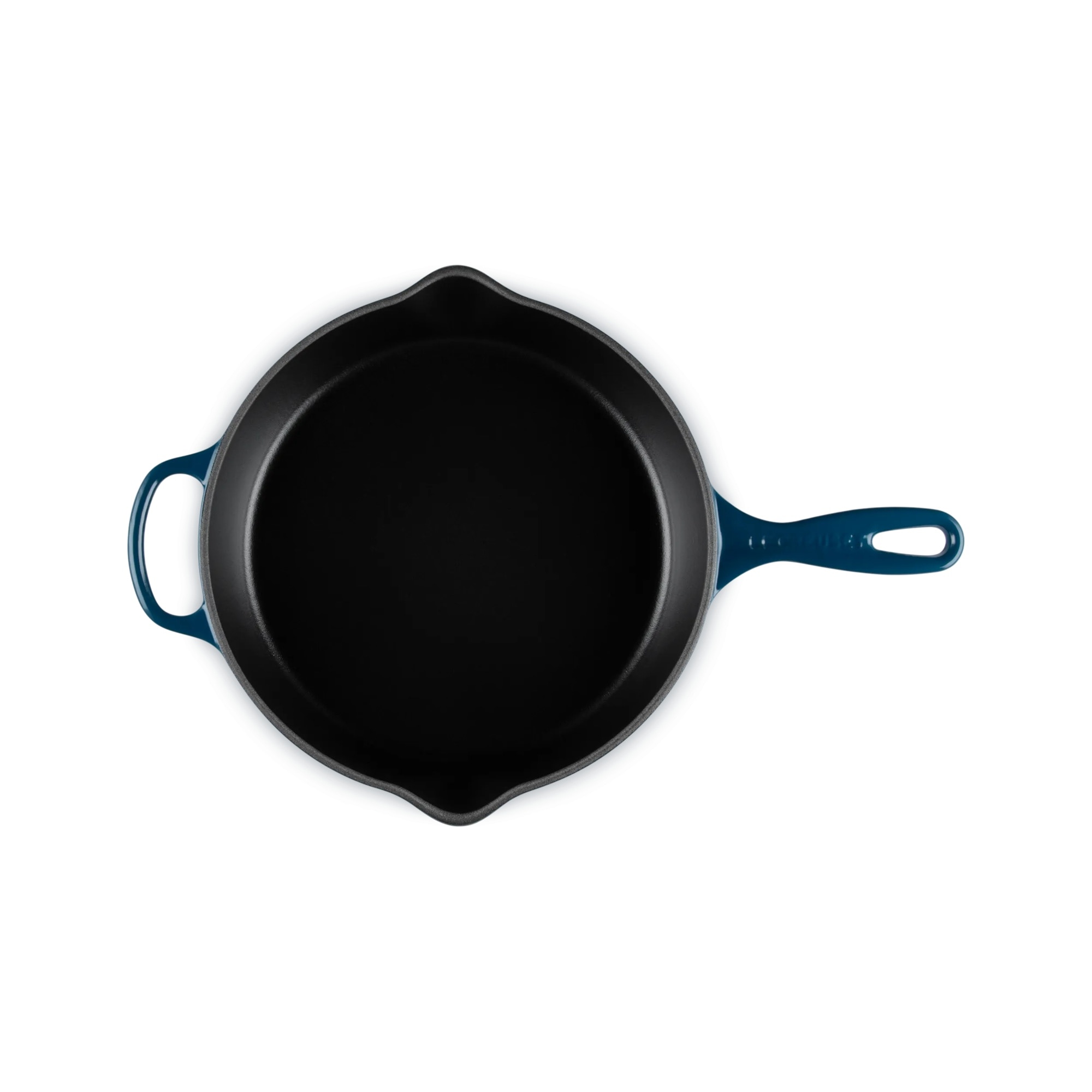 Sartén Skillet alta de hierro fundido Le Creuset - Azul oscuro Sartén de 26 cm Azul oscuro-3