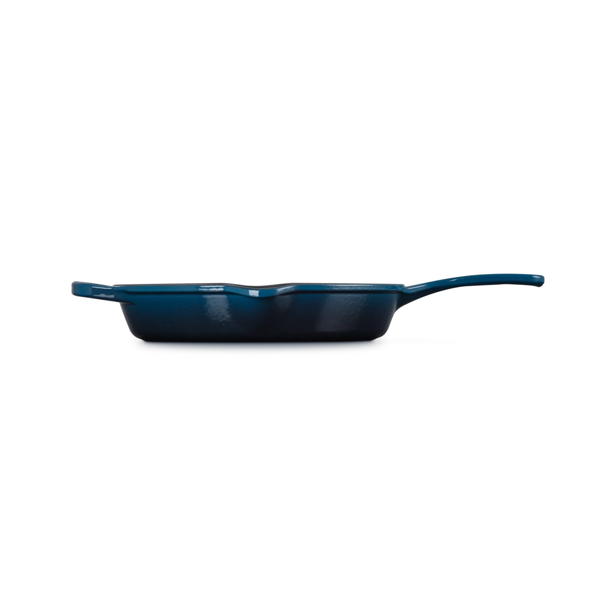 Sartén Skillet alta de hierro fundido Le Creuset - Azul oscuro Sartén de 26 cm Azul oscuro-4