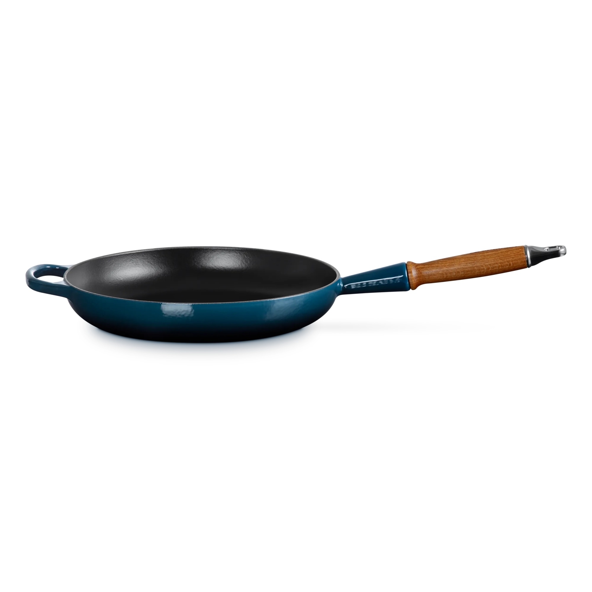 Imagen 1 de Sauté con mango de madera hierro fundido Le Creuset - Azul oscuro Sartén de 28 cm Azul oscuro