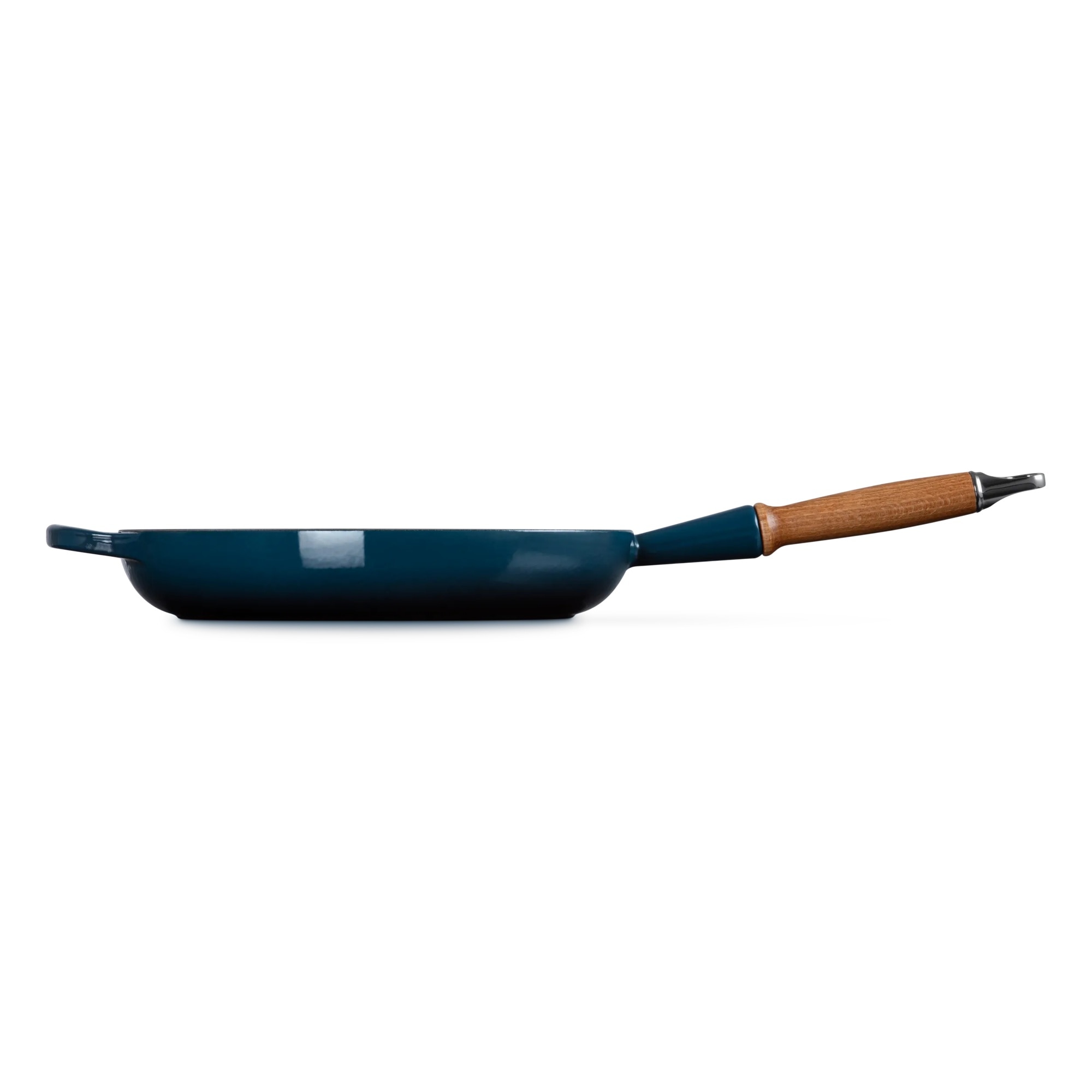 Imagen 4 de Sauté con mango de madera hierro fundido Le Creuset - Azul oscuro Sartén de 28 cm Azul oscuro