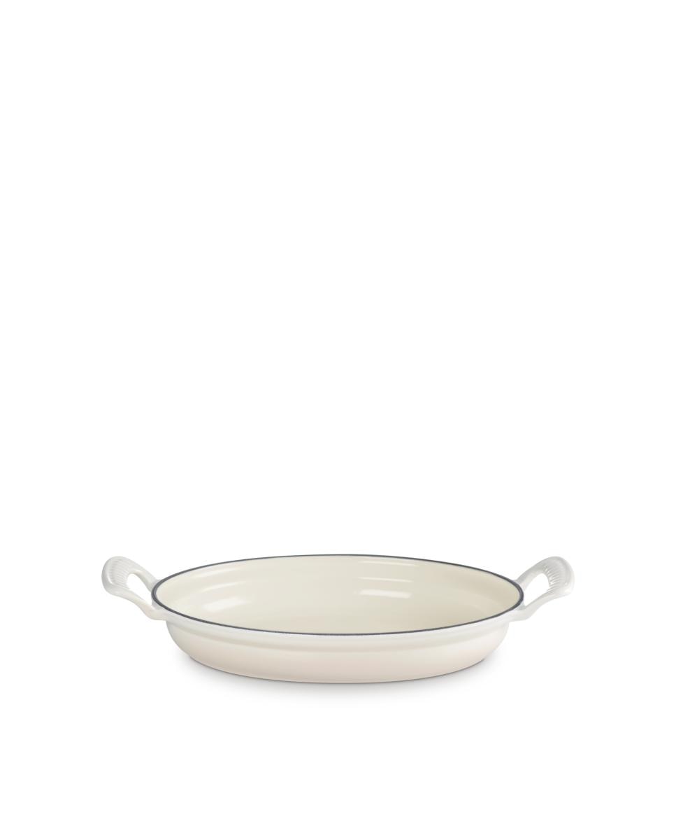 Imagen 1 de Cacerola multifunción oval Modern Heritage de hierro fundido Le Creuset - Merengue Cacerola de 28 cm Merengue