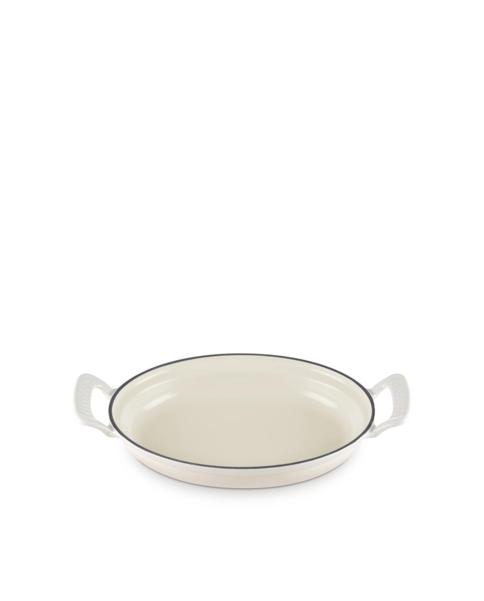 Imagen 2 de Cacerola multifunción oval Modern Heritage de hierro fundido Le Creuset - Merengue Cacerola de 28 cm Merengue