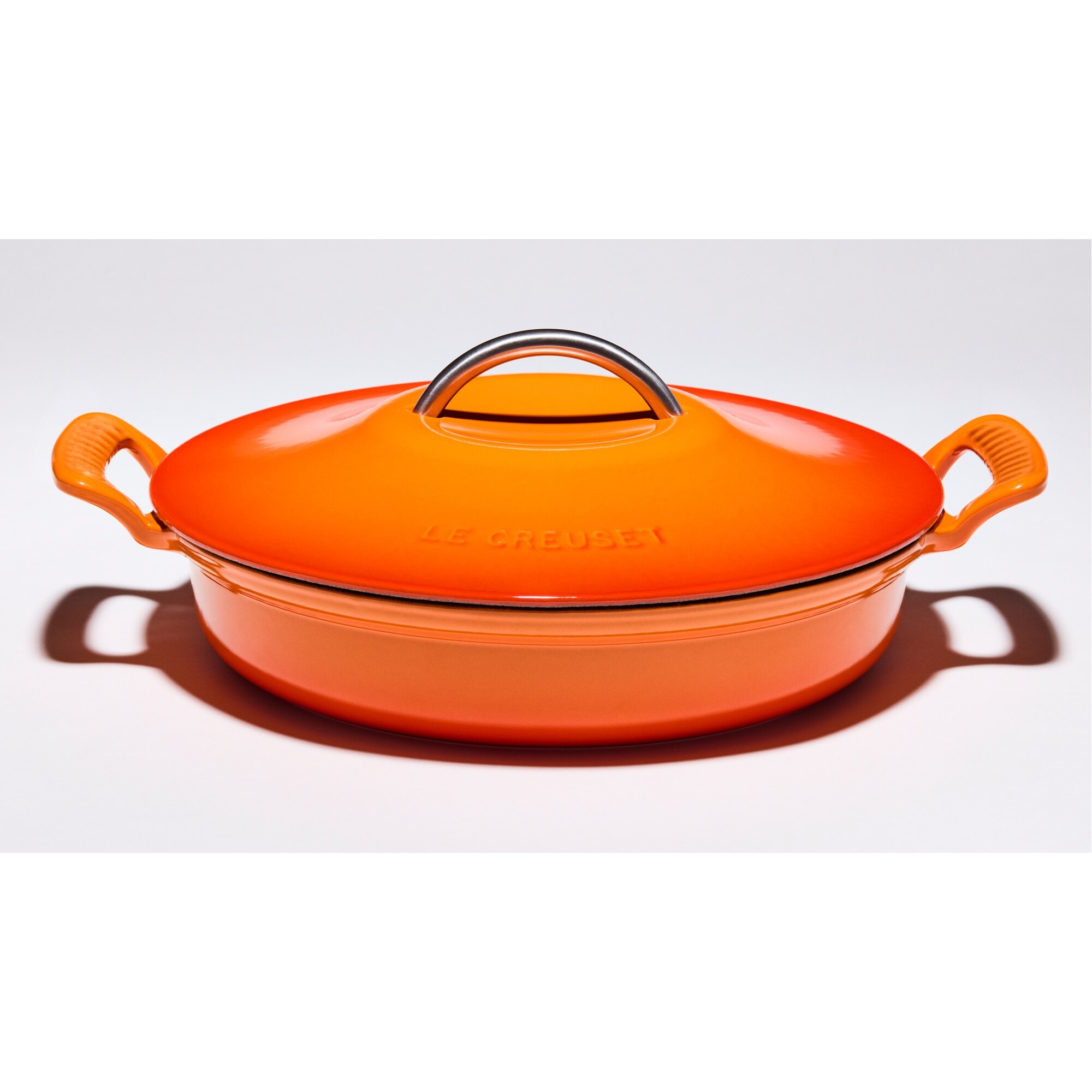 Cacerola baja Modern Heritage de hierro fundido Le Creuset - Volcánico Cacerola de 28 cm Volcánico-2
