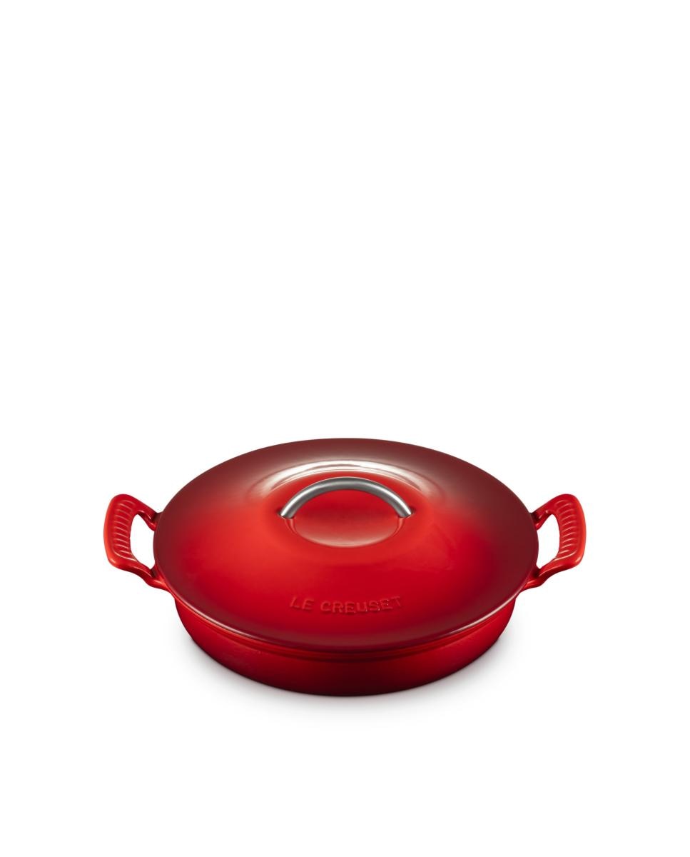 Cacerola baja Modern Heritage de hierro fundido Le Creuset - Cereza Cacerola de 28 cm Cereza-2