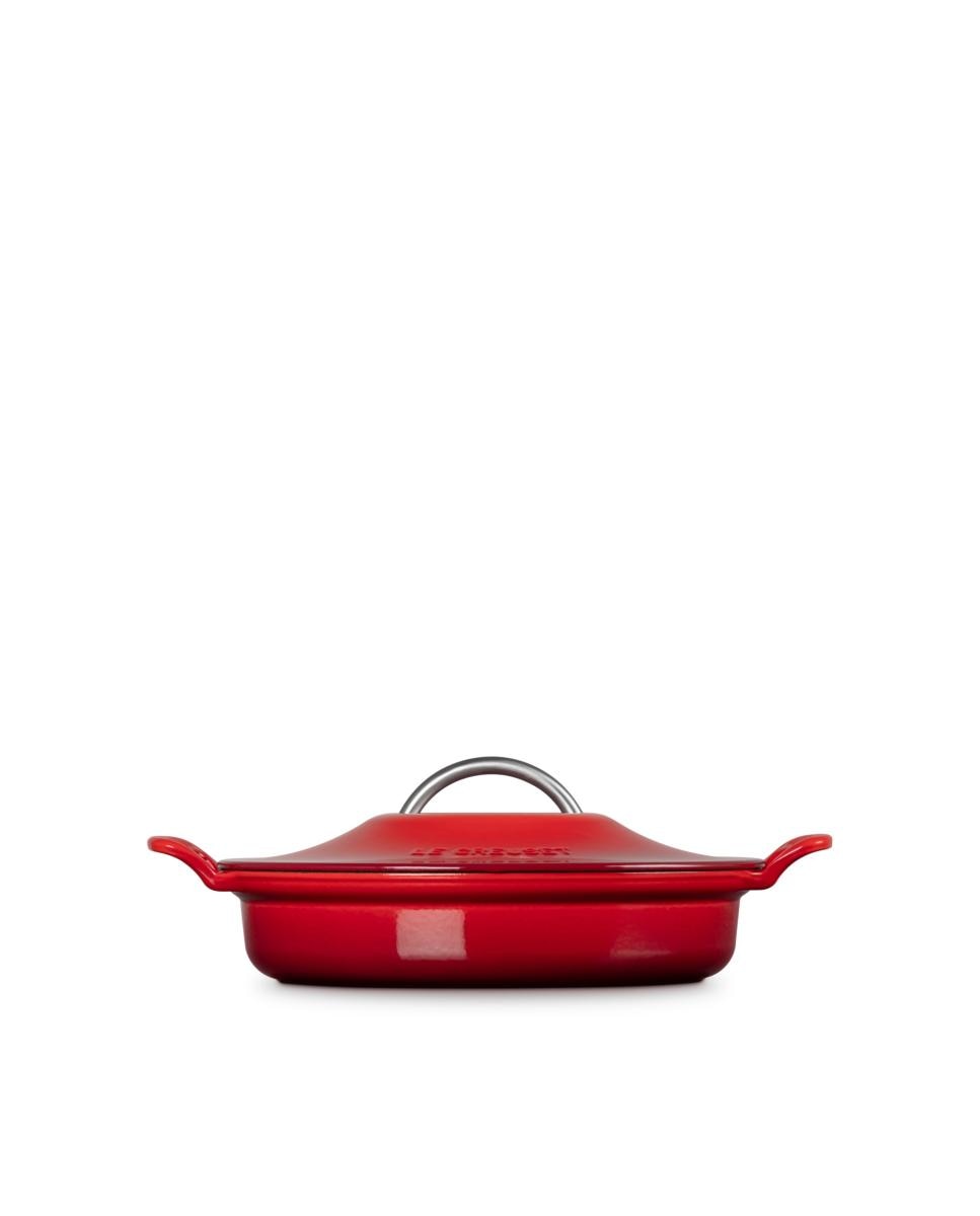 Cacerola baja Modern Heritage de hierro fundido Le Creuset - Cereza Cacerola de 28 cm Cereza-3