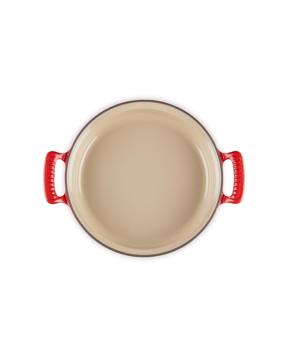 Cacerola baja Modern Heritage de hierro fundido Le Creuset - Cereza Cacerola de 28 cm Cereza-4