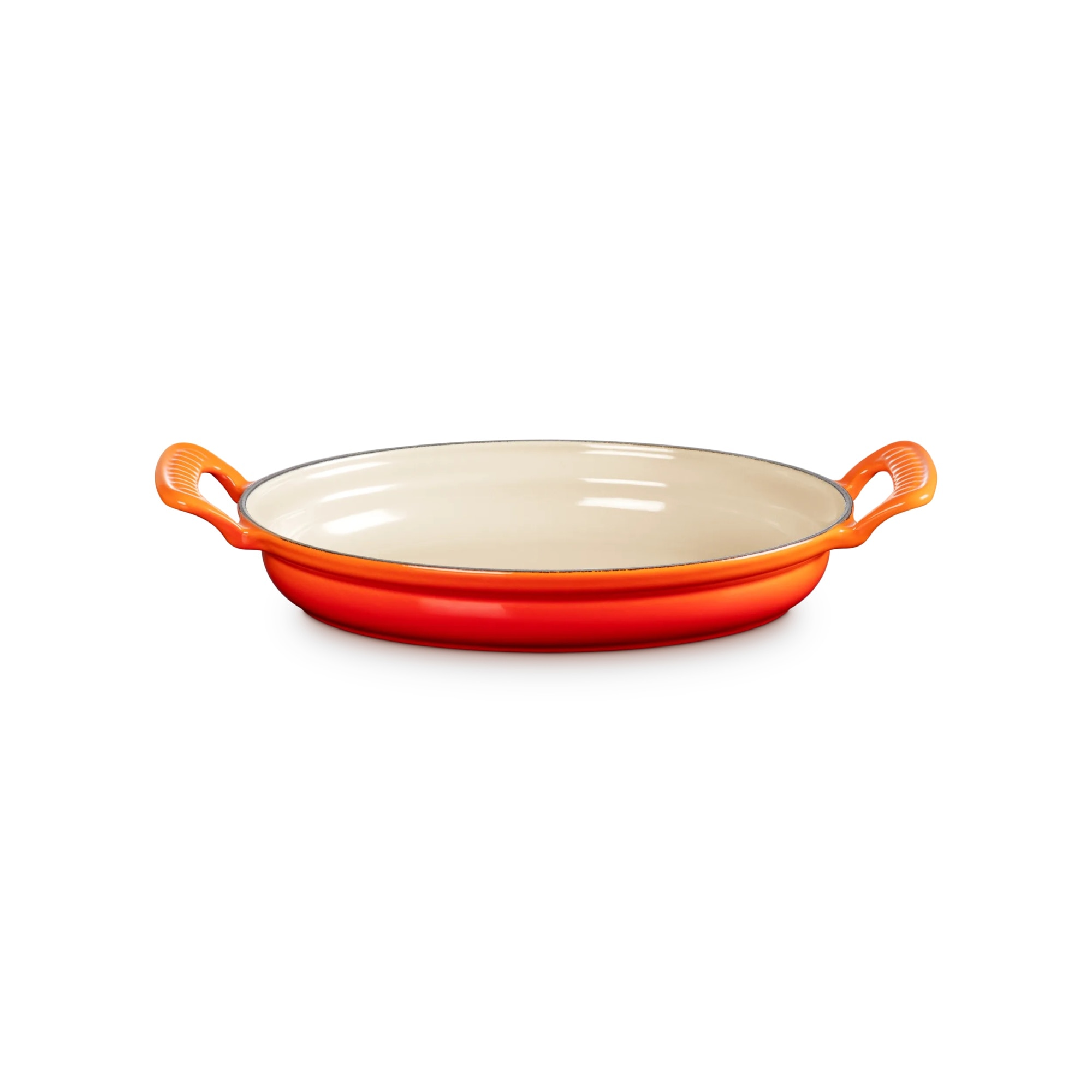 Imagen 2 de Cacerola multifunción oval Modern Heritage de hierro fundido Le Creuset - Volcánico Cacerola de 28 cm Volcánico