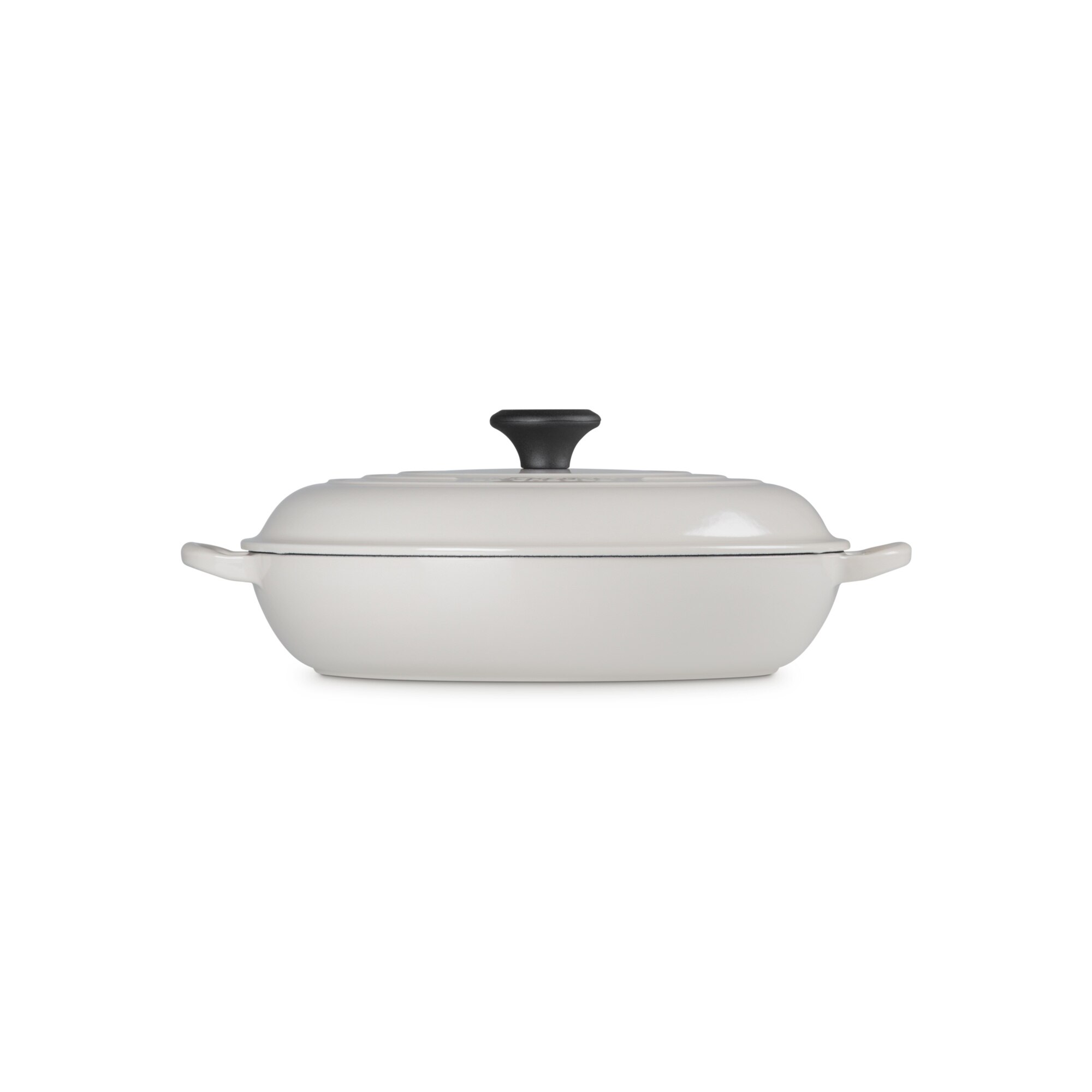 Cacerola baja de hierro fundido Le Creuset - Crema Cacerola de 27 cm Crema-3