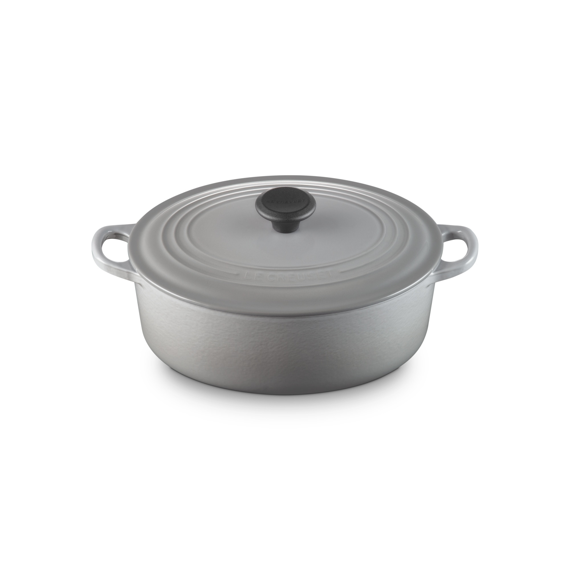 Imagen 2 de Cocotte oval de hierro fundido Le Creuset - Gris claro 31 cm Gris claro