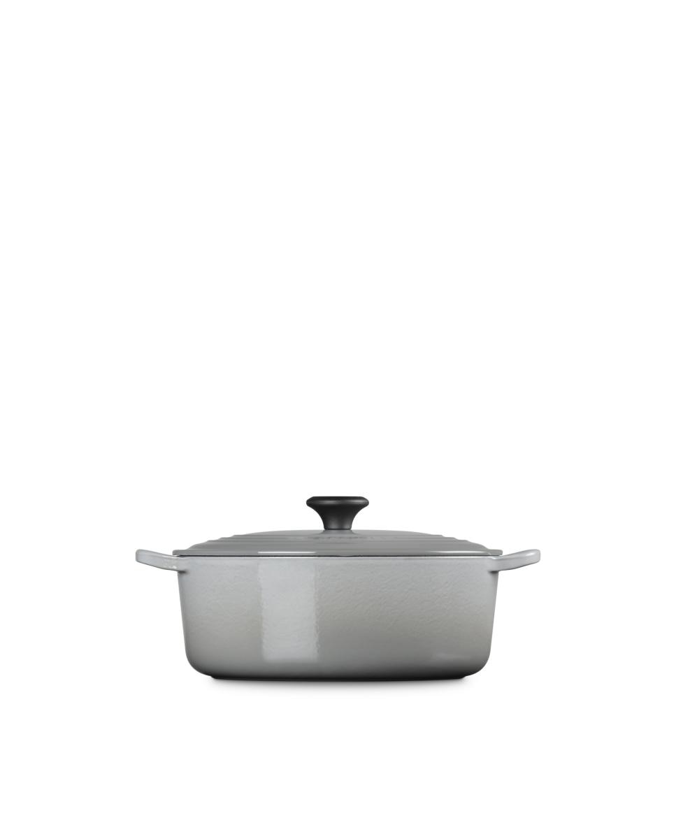 Imagen 3 de Cocotte oval de hierro fundido Le Creuset - Gris claro 31 cm Gris claro