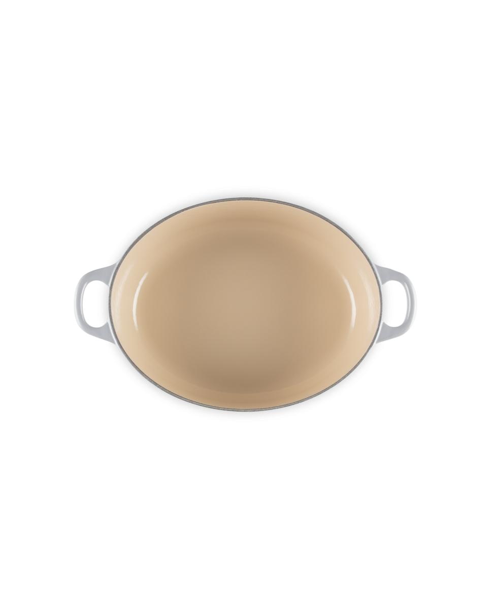 Imagen 4 de Cocotte oval de hierro fundido Le Creuset - Gris claro 31 cm Gris claro