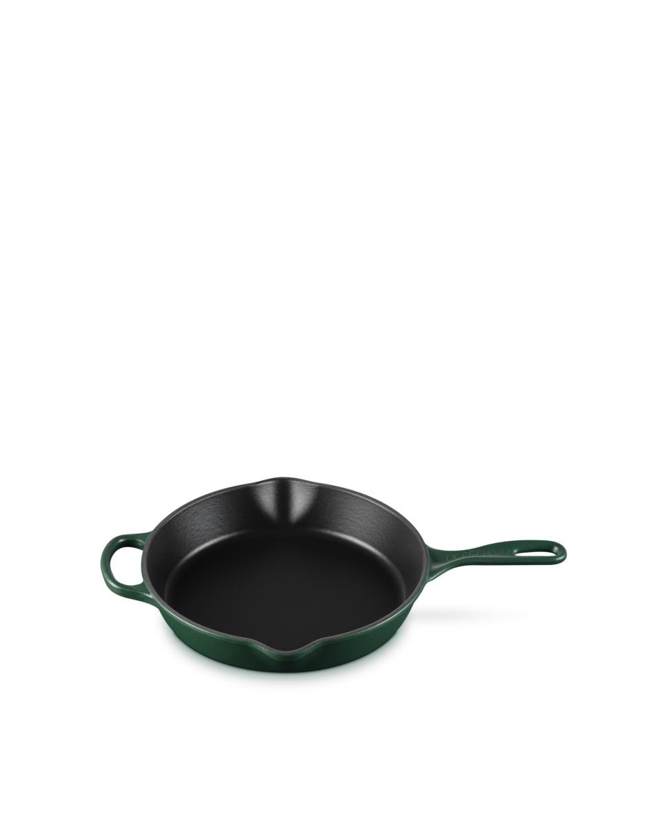 Sartén Skillet alta de hierro fundido Le Creuset - Verde oscuro Sartén de 26 cm Verde oscuro-2