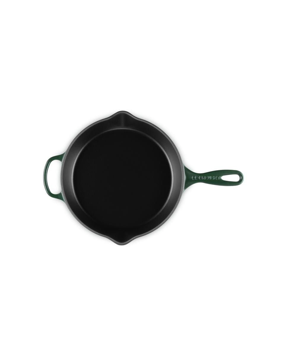 Sartén Skillet alta de hierro fundido Le Creuset - Verde oscuro Sartén de 26 cm Verde oscuro-4