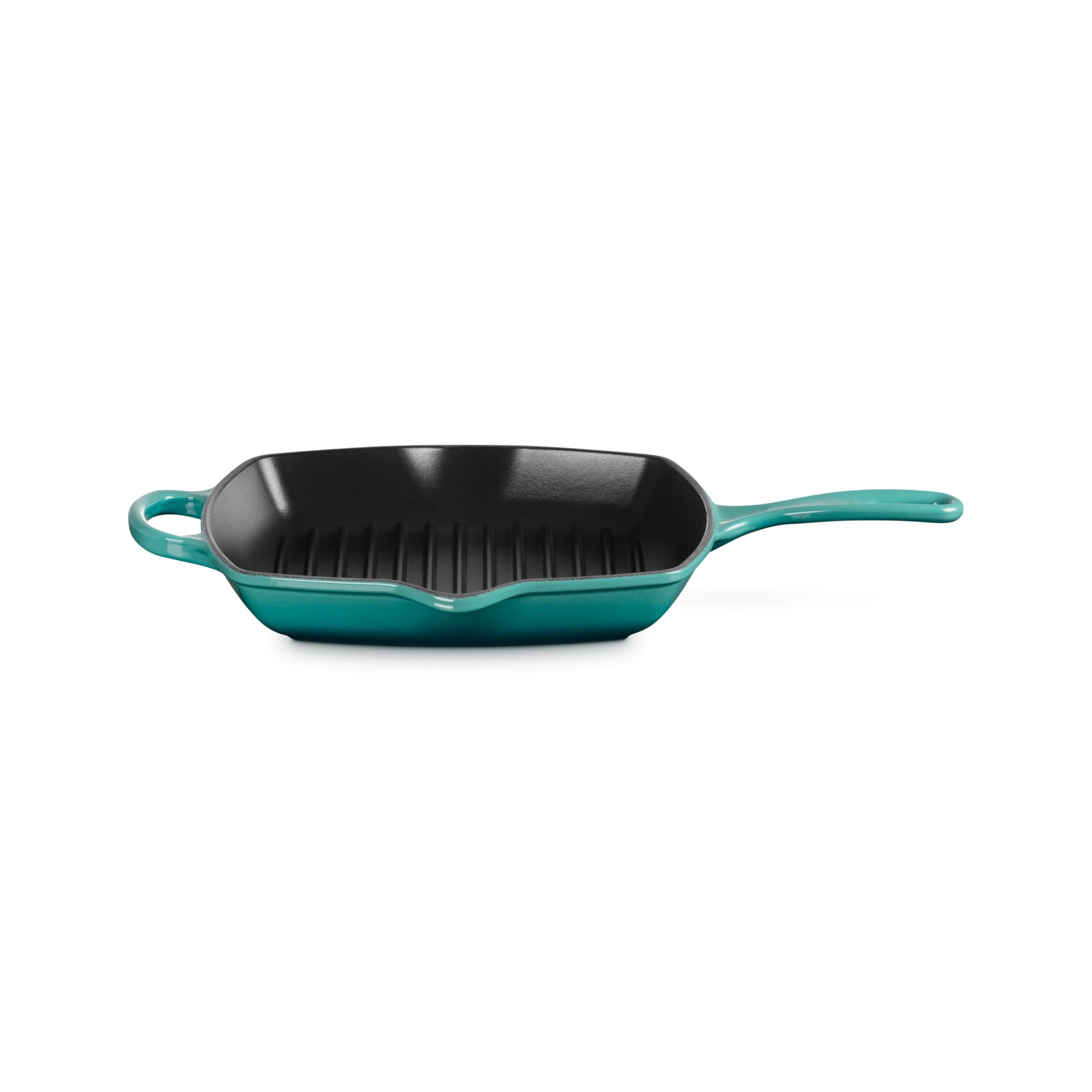 Imagen 1 de Sartén Skillet cuadrada de hierro fundido Le Creuset - Azul Pacífico Sartén de 26 cm Azul Pacífico