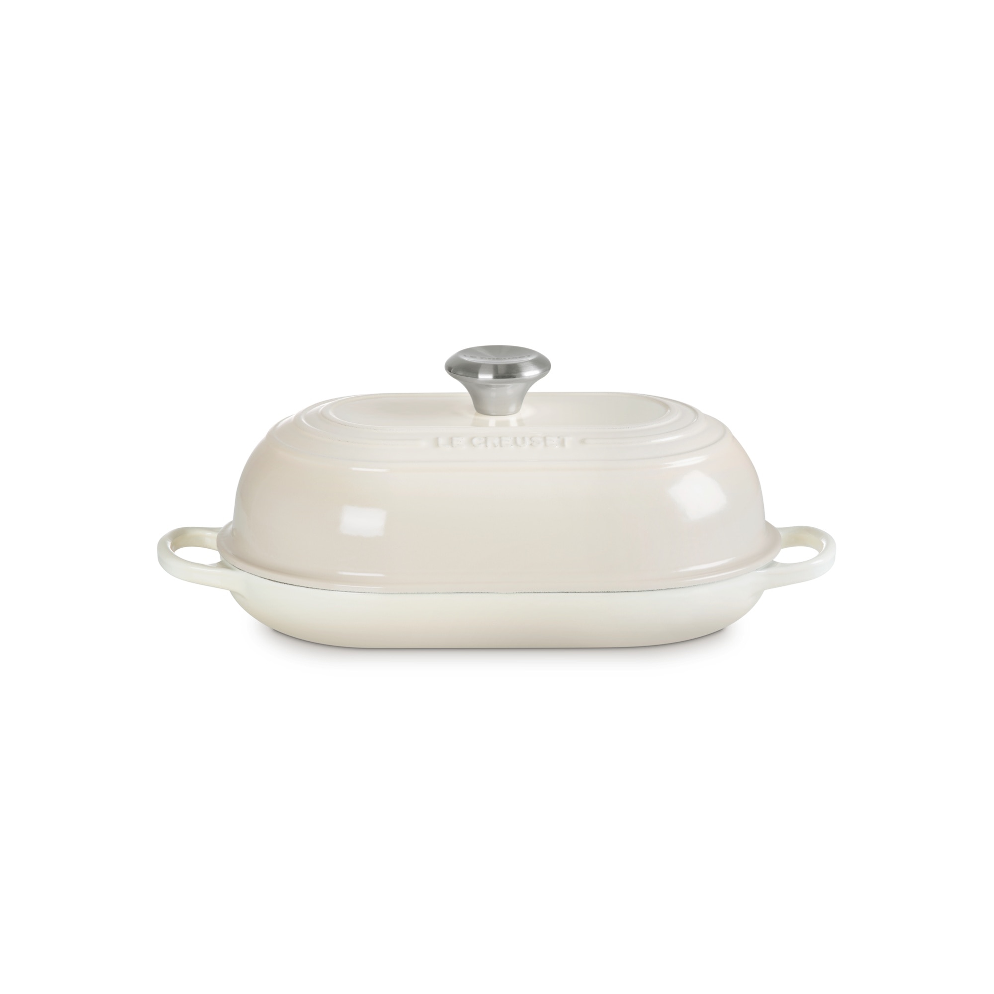 Imagen 1 de Cocotte oval para pan de hierro fundido Le Creuset - Merengue 29 cm Merengue