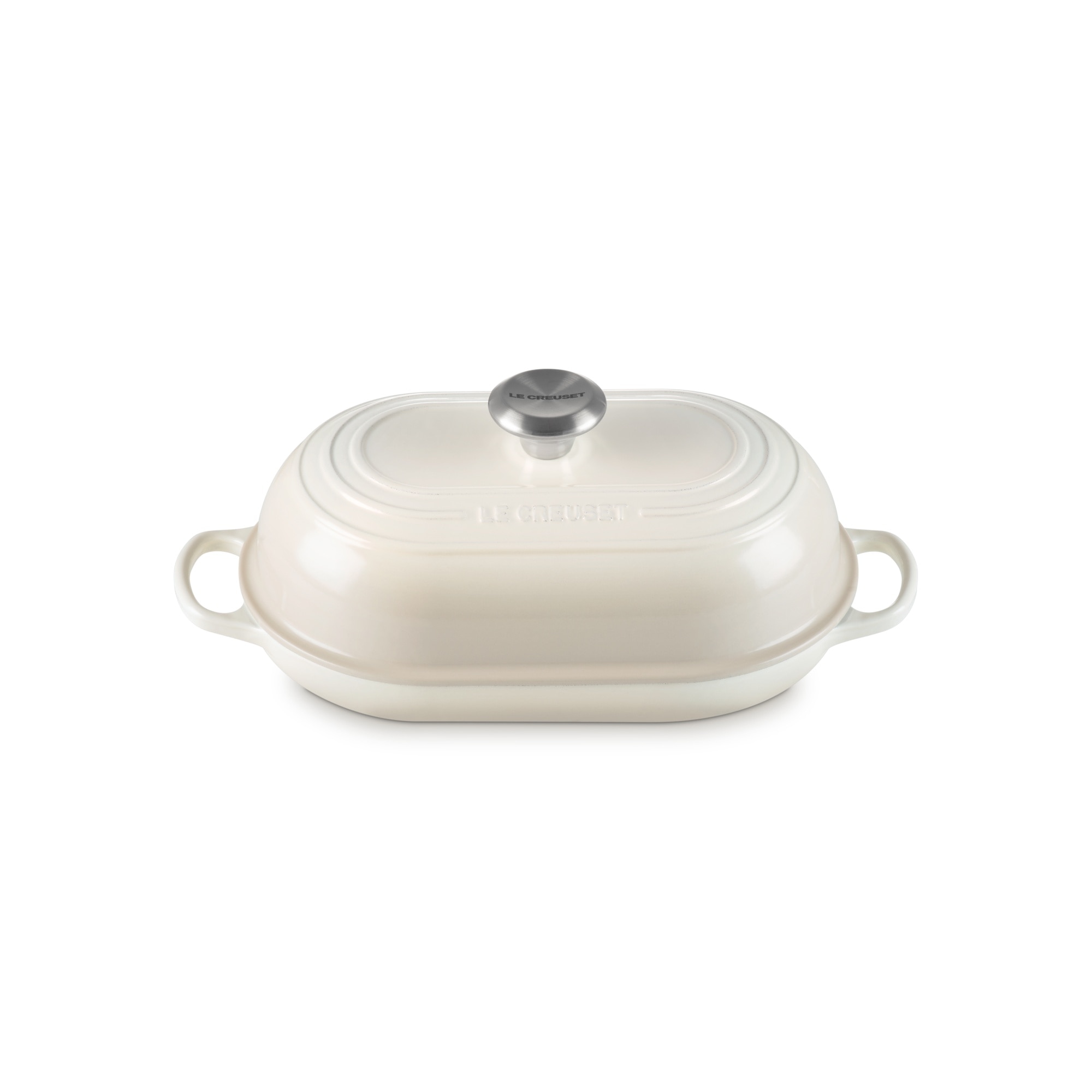 Imagen 2 de Cocotte oval para pan de hierro fundido Le Creuset - Merengue 29 cm Merengue