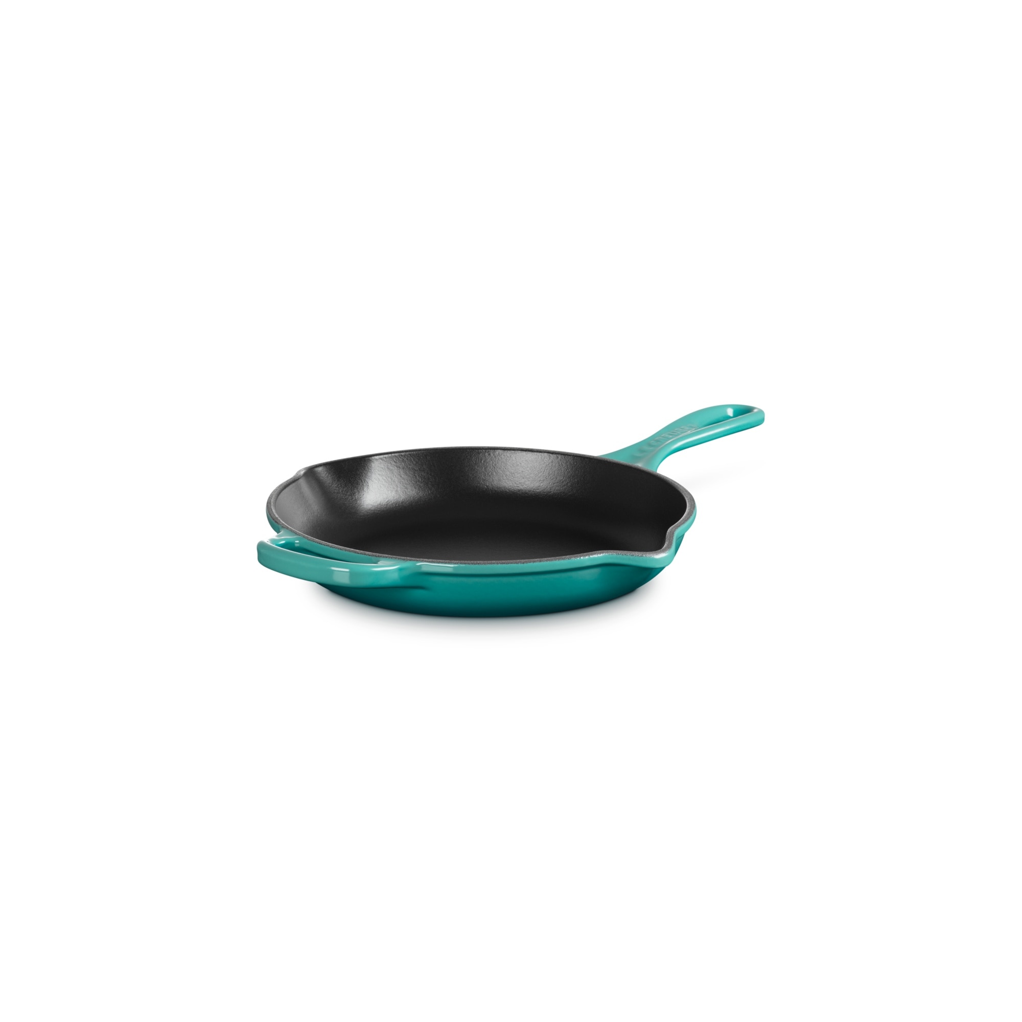 Imagen 1 de Sartén Skillet redonda de hierro fundido Le Creuset - Azul Pacífico Sartén de 23 cm Azul Pacífico