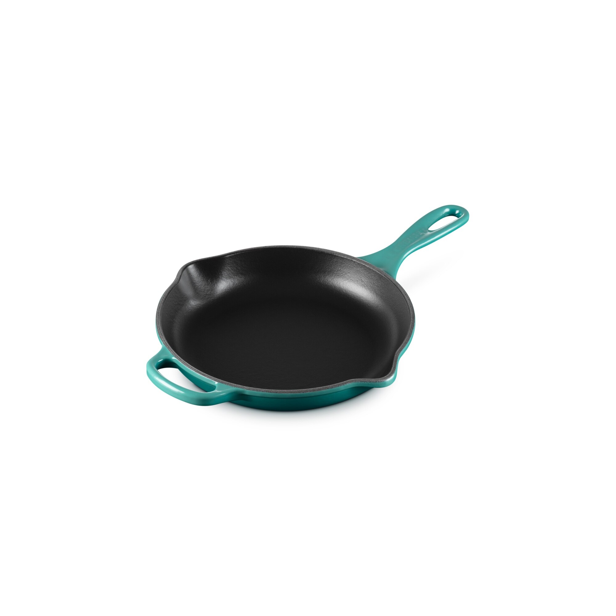 Imagen 2 de Sartén Skillet redonda de hierro fundido Le Creuset - Azul Pacífico Sartén de 23 cm Azul Pacífico