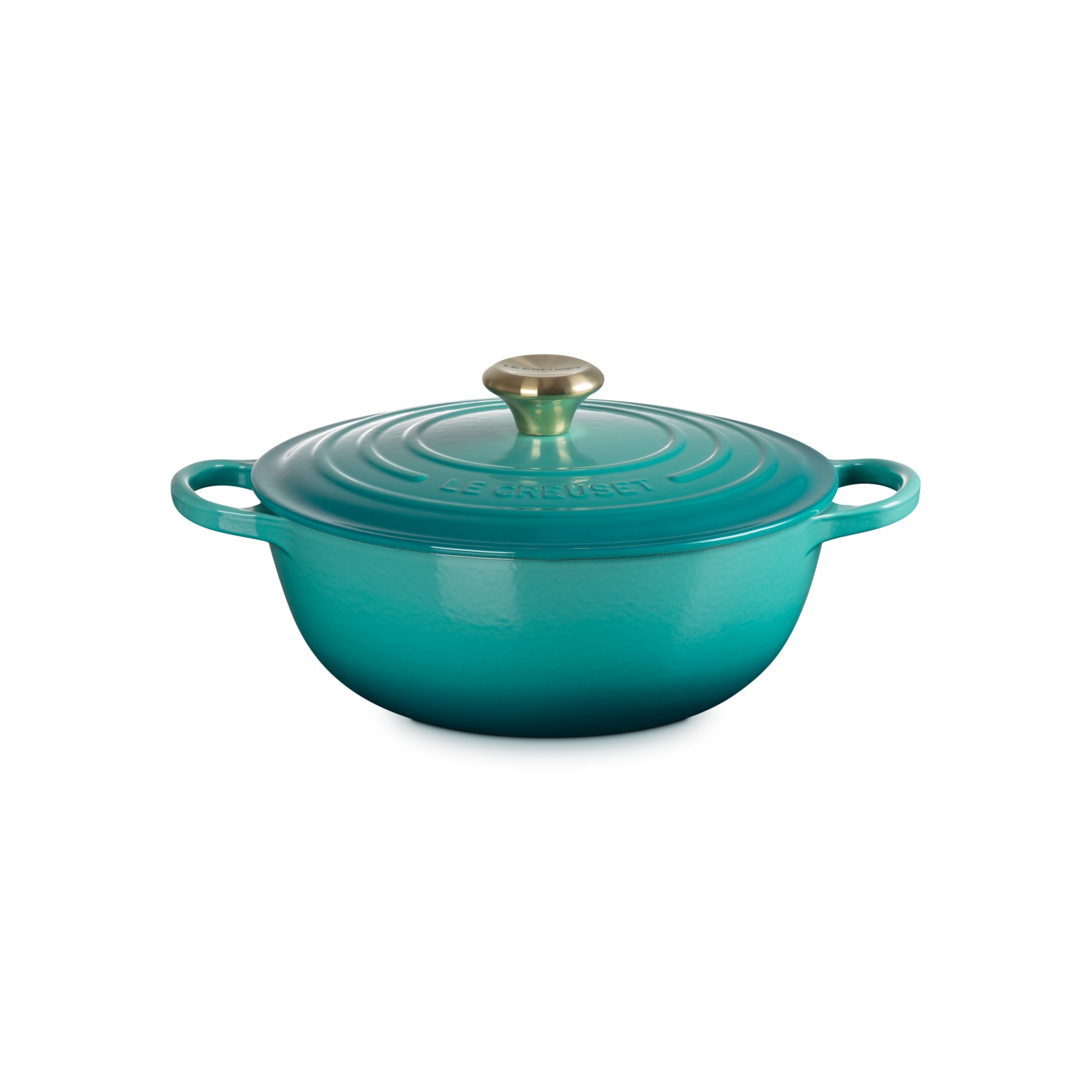 Marmita de hierro fundido Le Creuset - Azul Pacífico Cacerola de 26 cm Azul Pacífico-1