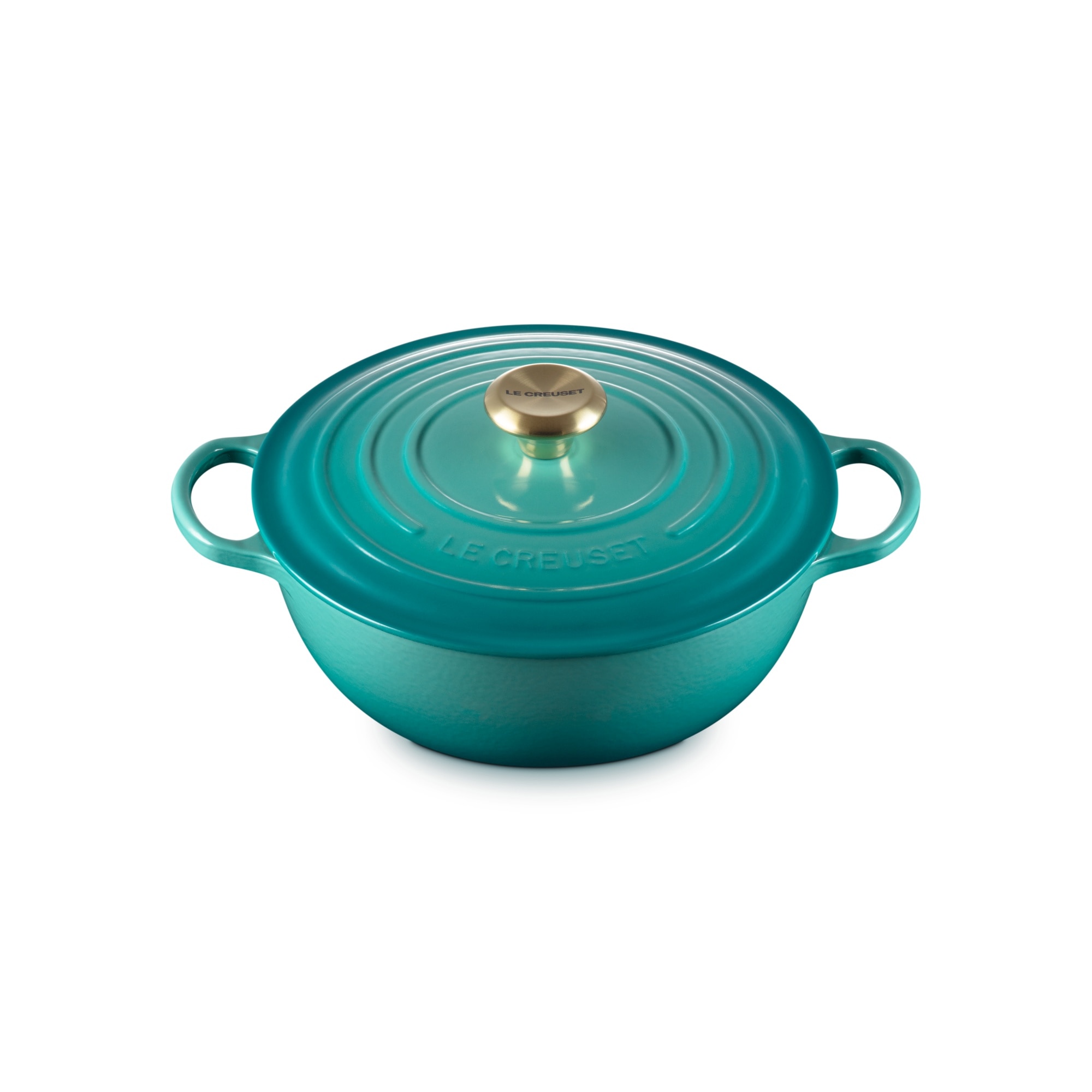 Marmita de hierro fundido Le Creuset - Azul Pacífico Cacerola de 26 cm Azul Pacífico-2