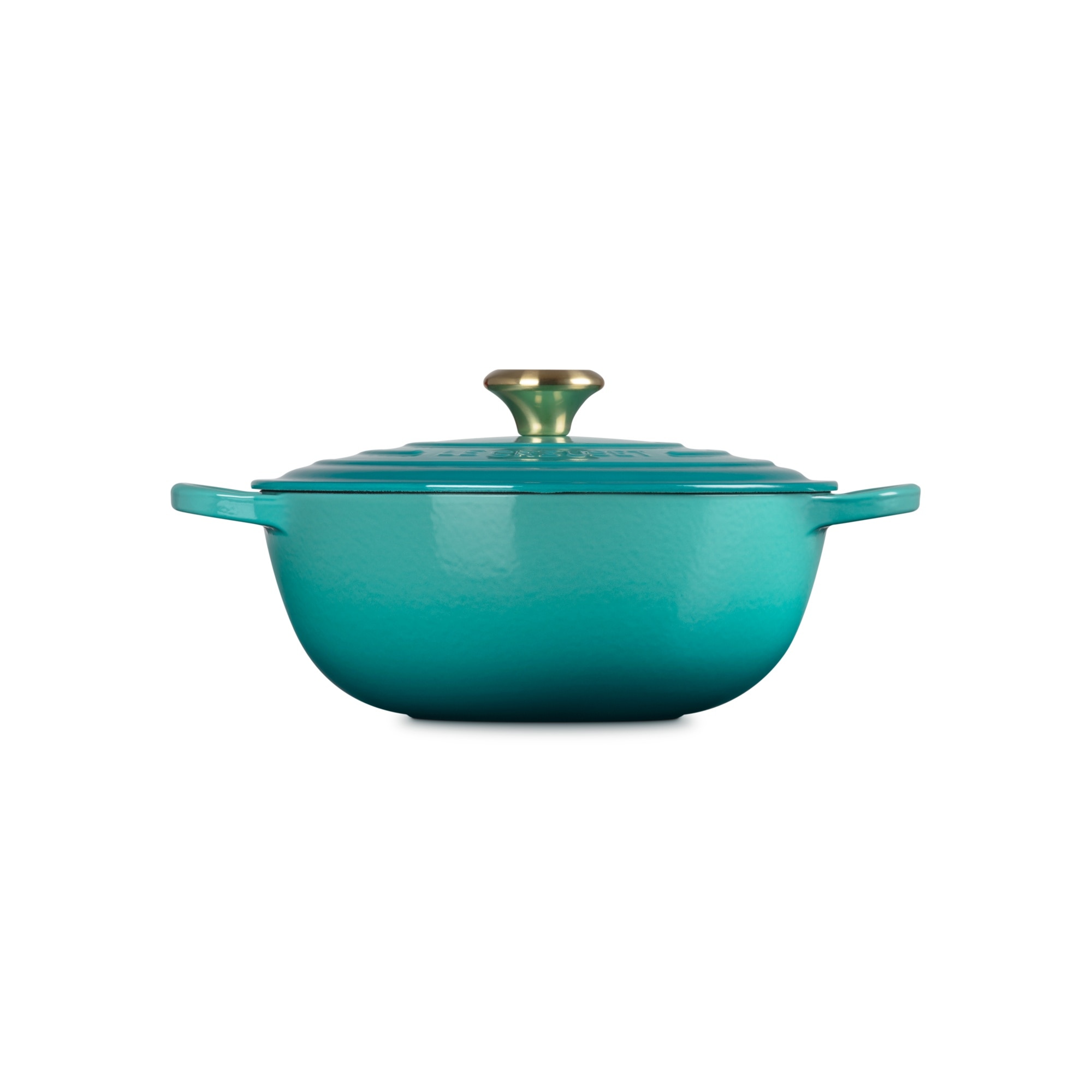 Marmita de hierro fundido Le Creuset - Azul Pacífico Cacerola de 26 cm Azul Pacífico-3