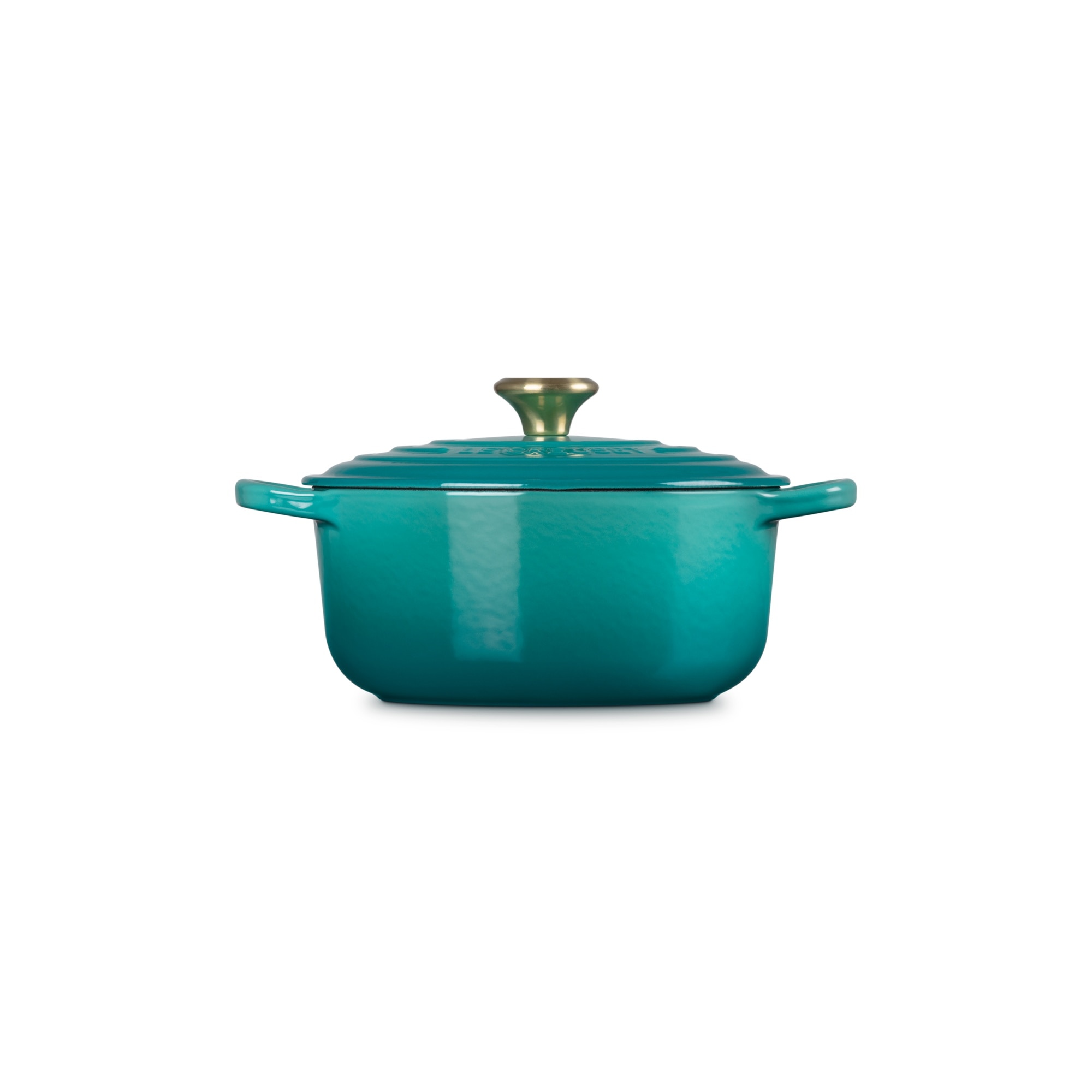Cocotte redonda de hierro fundido Le Creuset - Azul Pacífico 20 cm Azul Pacífico-3