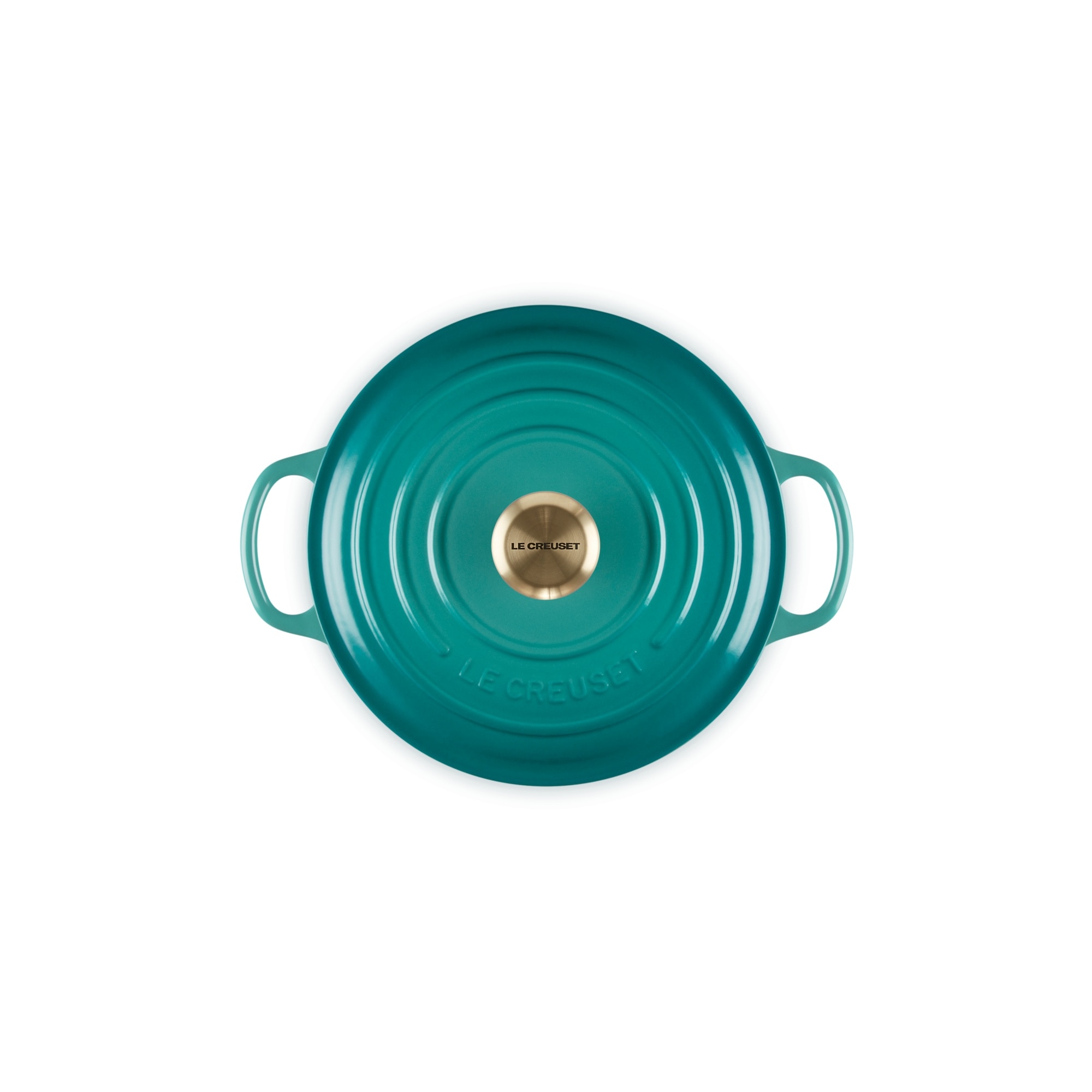 Cocotte redonda de hierro fundido Le Creuset - Azul Pacífico 20 cm Azul Pacífico-4