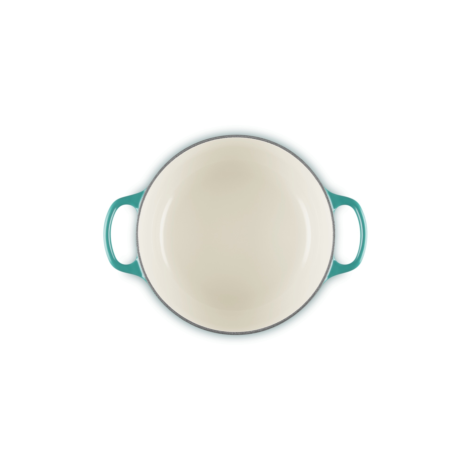 Cocotte redonda de hierro fundido Le Creuset - Azul Pacífico 20 cm Azul Pacífico-5