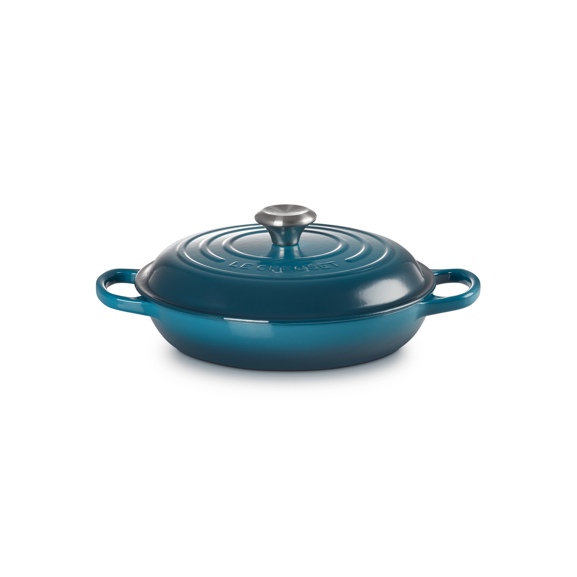 Cacerola baja de hierro fundido Le Creuset - Turquesa Cacerola de 28 cm Turquesa-1