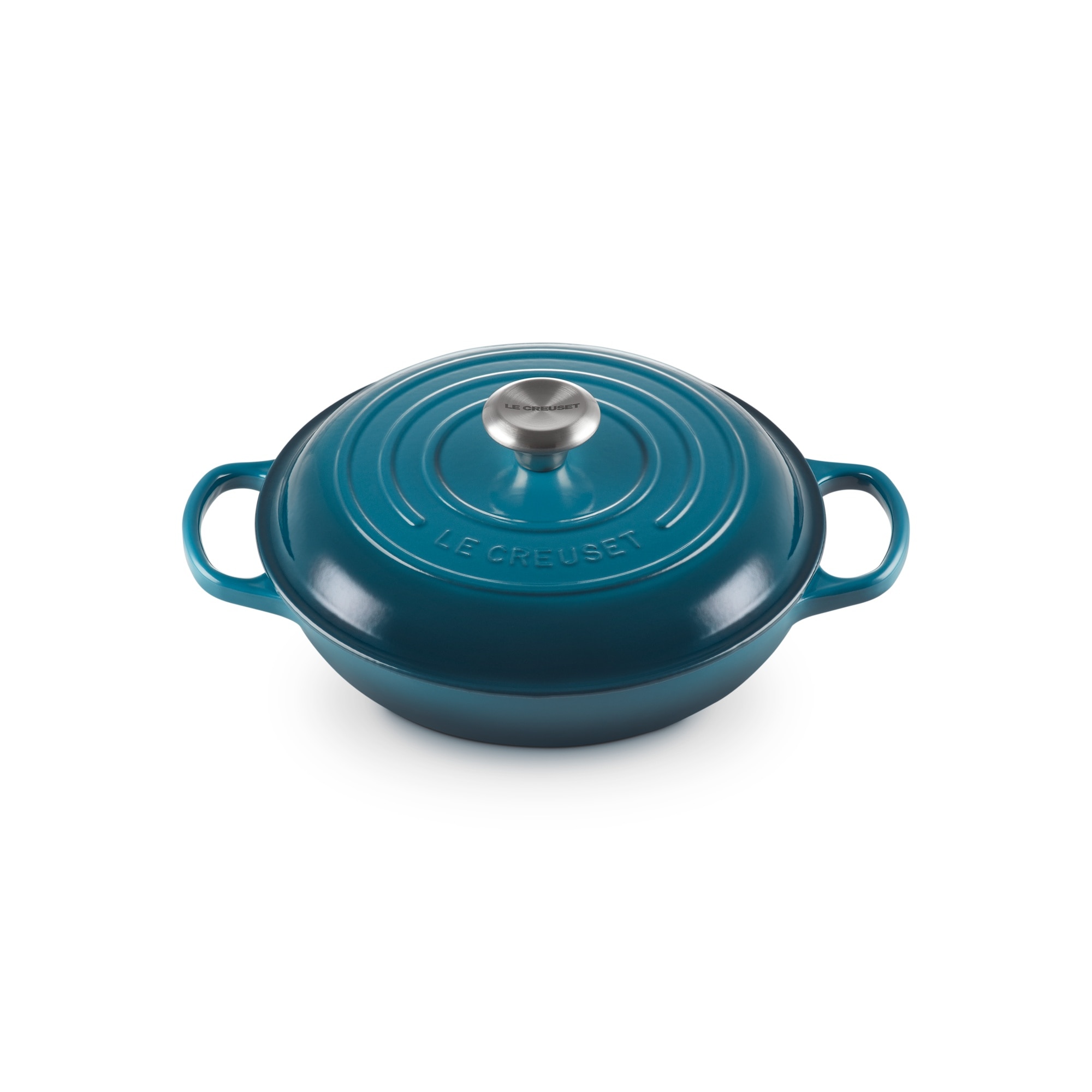 Cacerola baja de hierro fundido Le Creuset - Turquesa Cacerola de 28 cm Turquesa-2