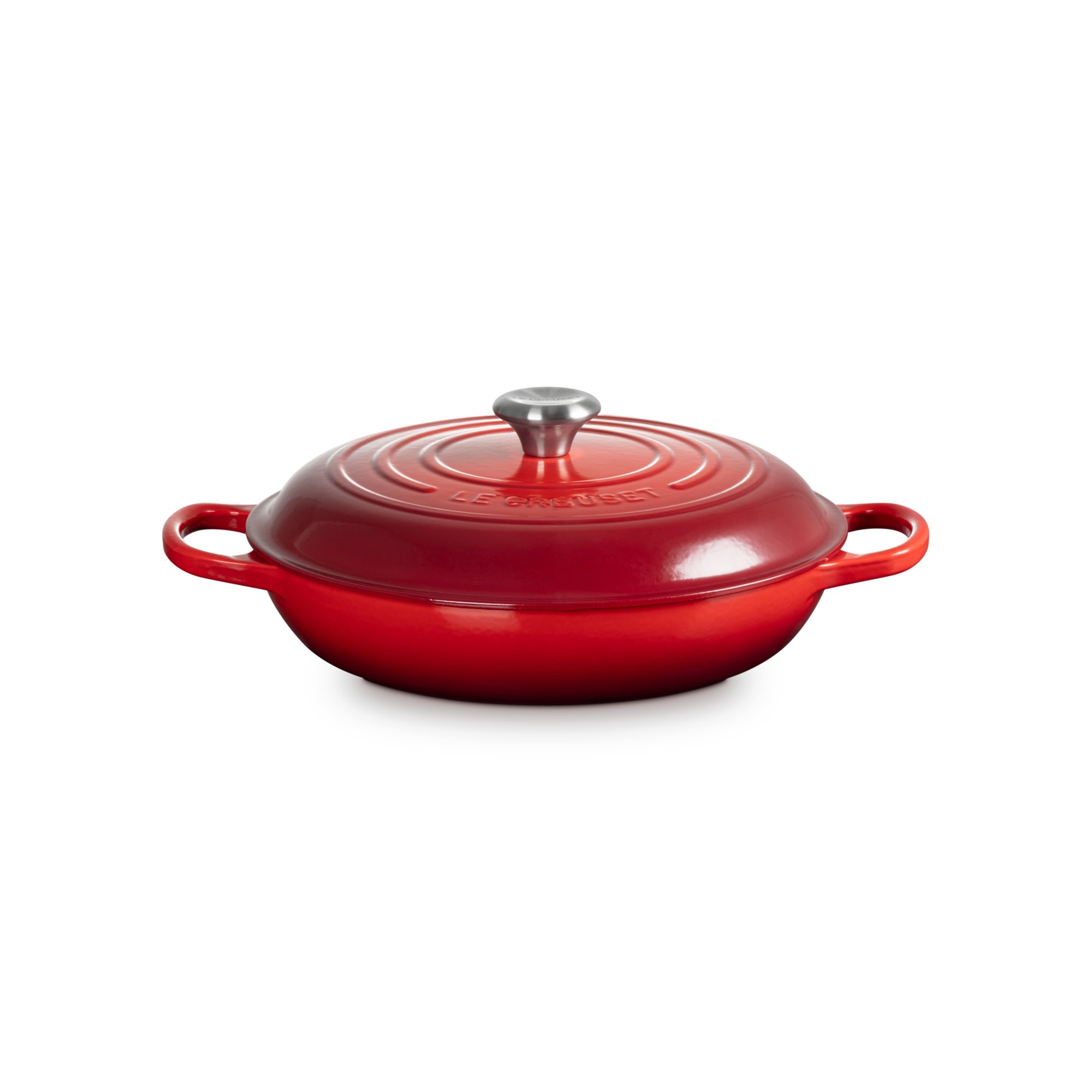 Cacerola baja de hierro fundido Le Creuset - Cereza Cacerola de 26 cm Cereza-1