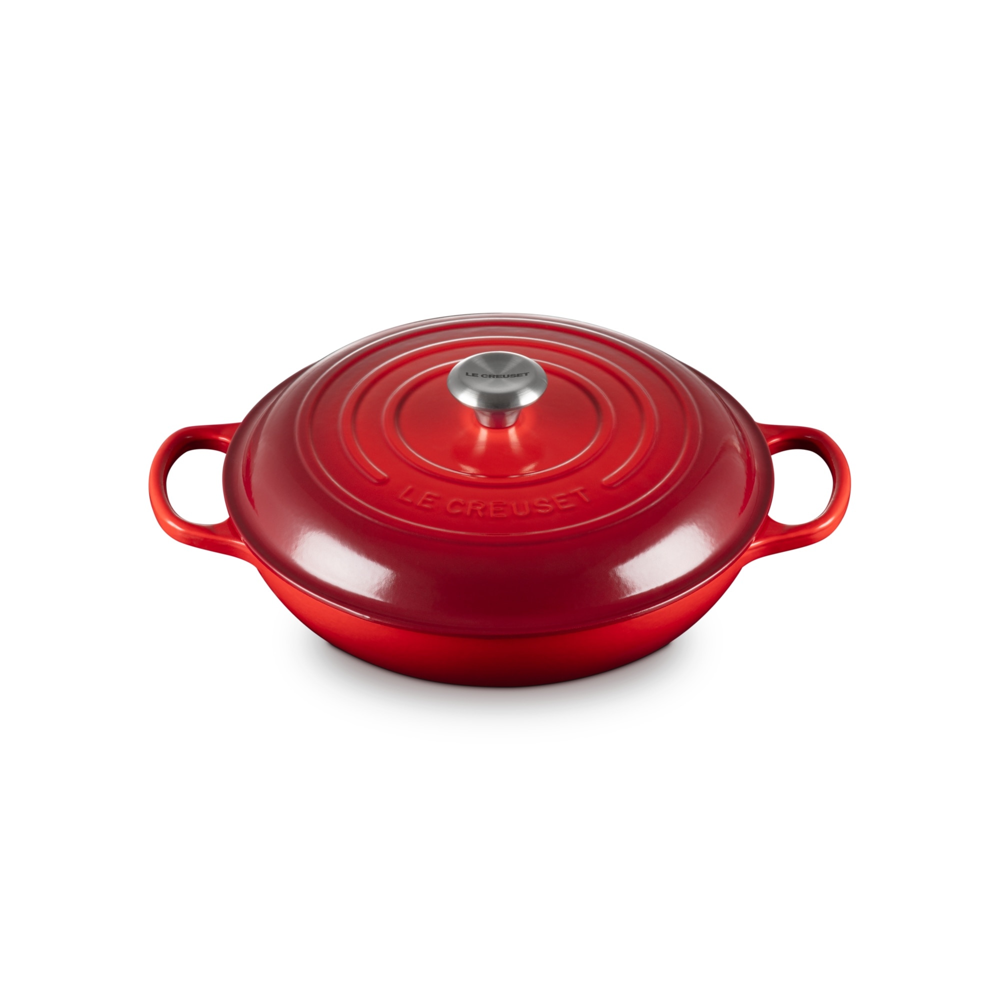 Cacerola baja de hierro fundido Le Creuset - Cereza Cacerola de 26 cm Cereza-2