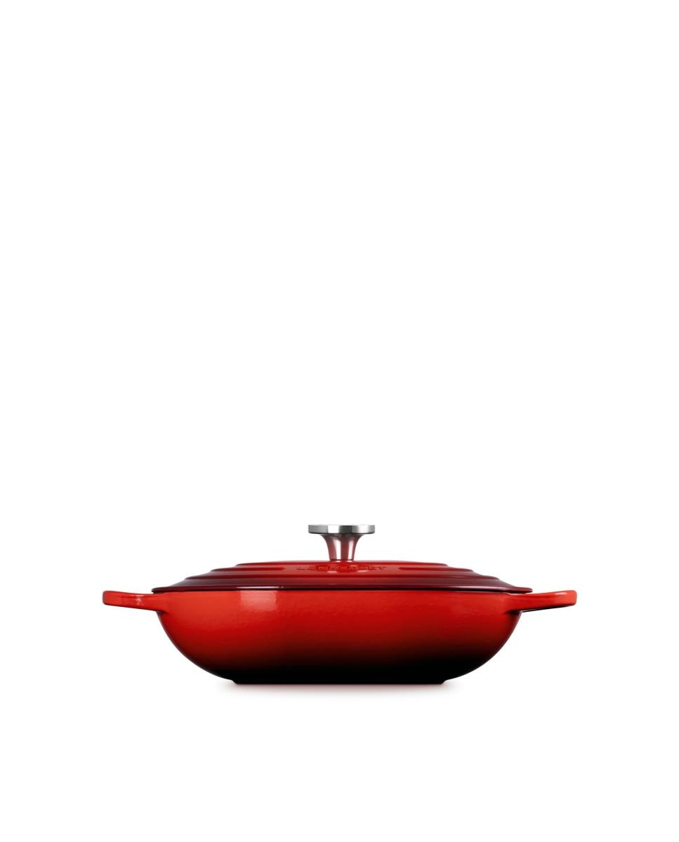 Cacerola oval baja de hierro fundido Le Creuset - Cereza Cacerola de 31 cm Cereza-3