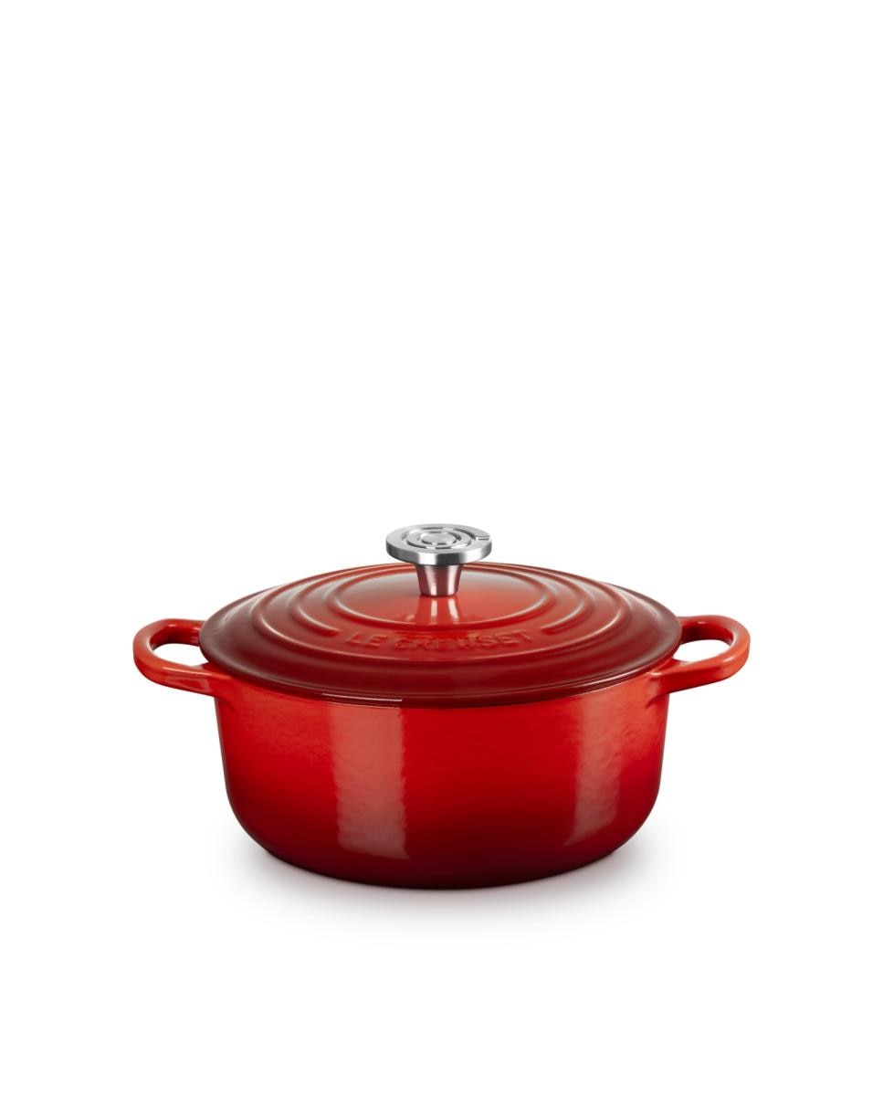 Cocotte redonda de hierro fundido Le Creuset - Cereza 18 cm Cereza-1