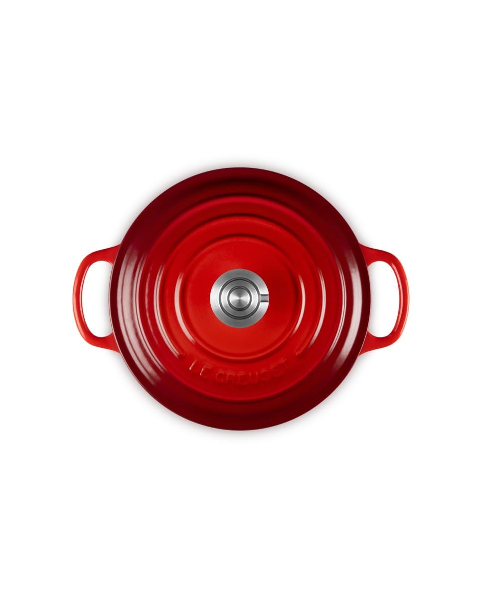 Cocotte redonda de hierro fundido Le Creuset - Cereza 18 cm Cereza-5