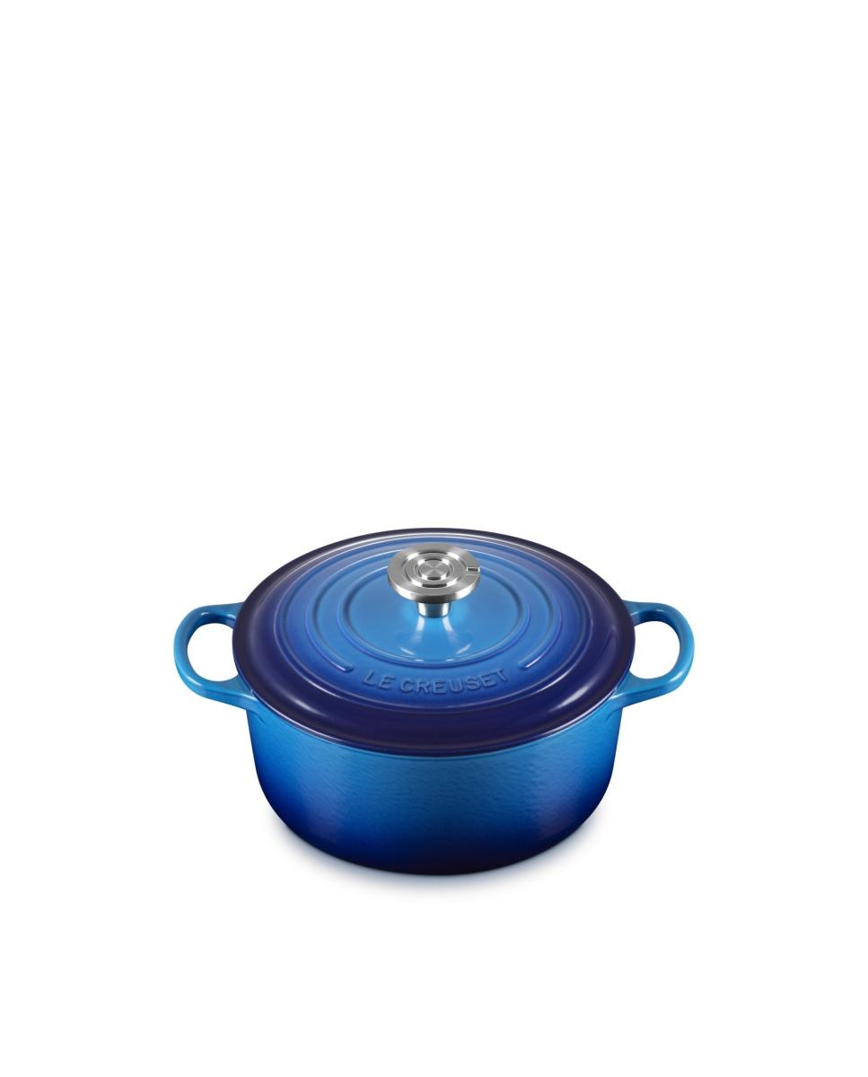 Cocotte redonda de hierro fundido Le Creuset - Azulón 18 cm Azulón-2
